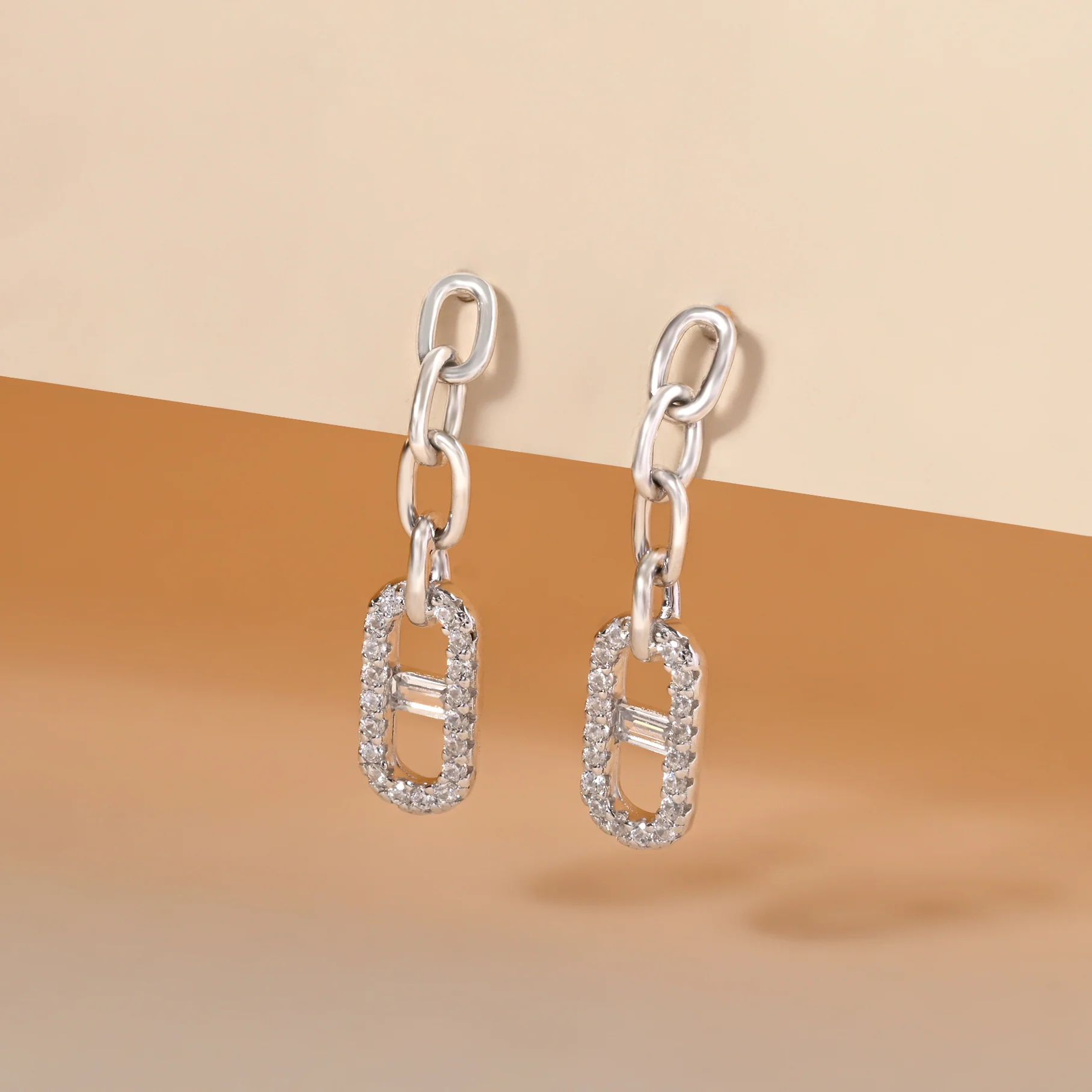 Interlinked Drop Earrings - Image 5