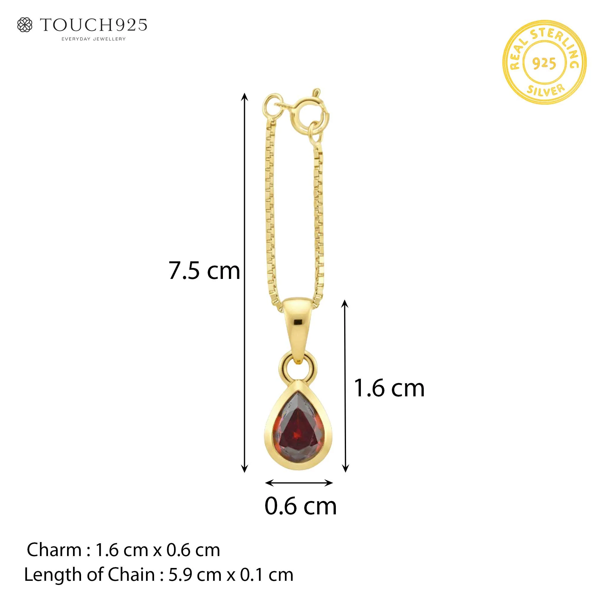 January Birthstone Charm - Image 6