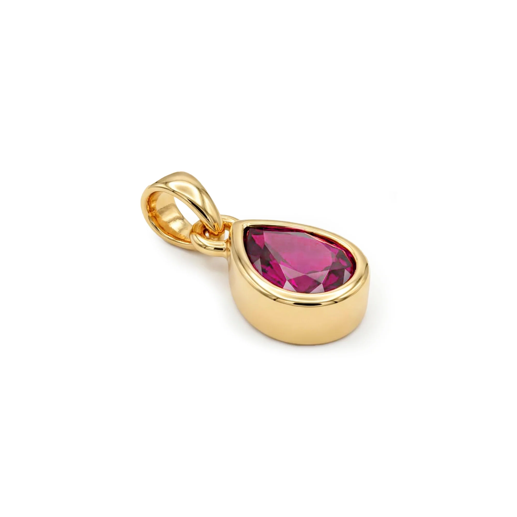 July Birthstone Silver Pendant - Image 4