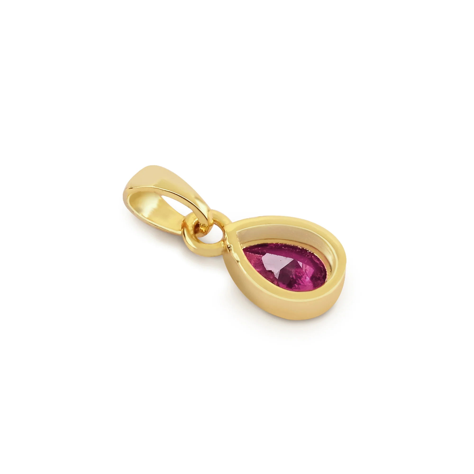 July Birthstone Silver Pendant - Image 5