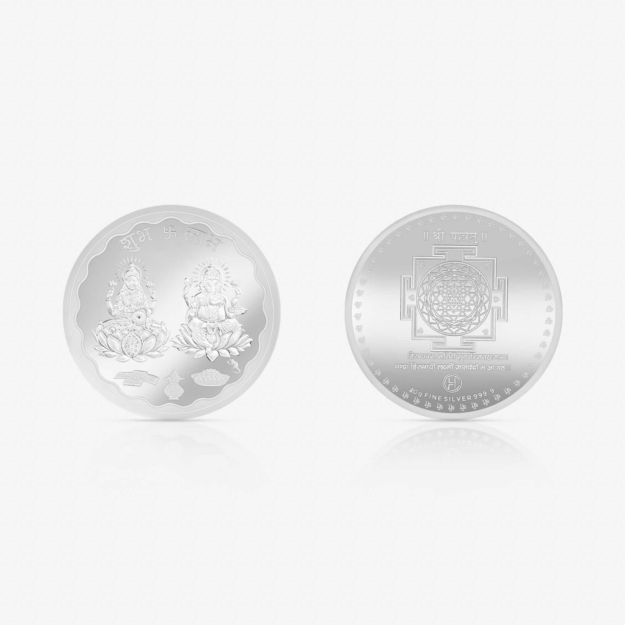 10-20g Laxmi Ganesh 999 Silver Coin - Image 9