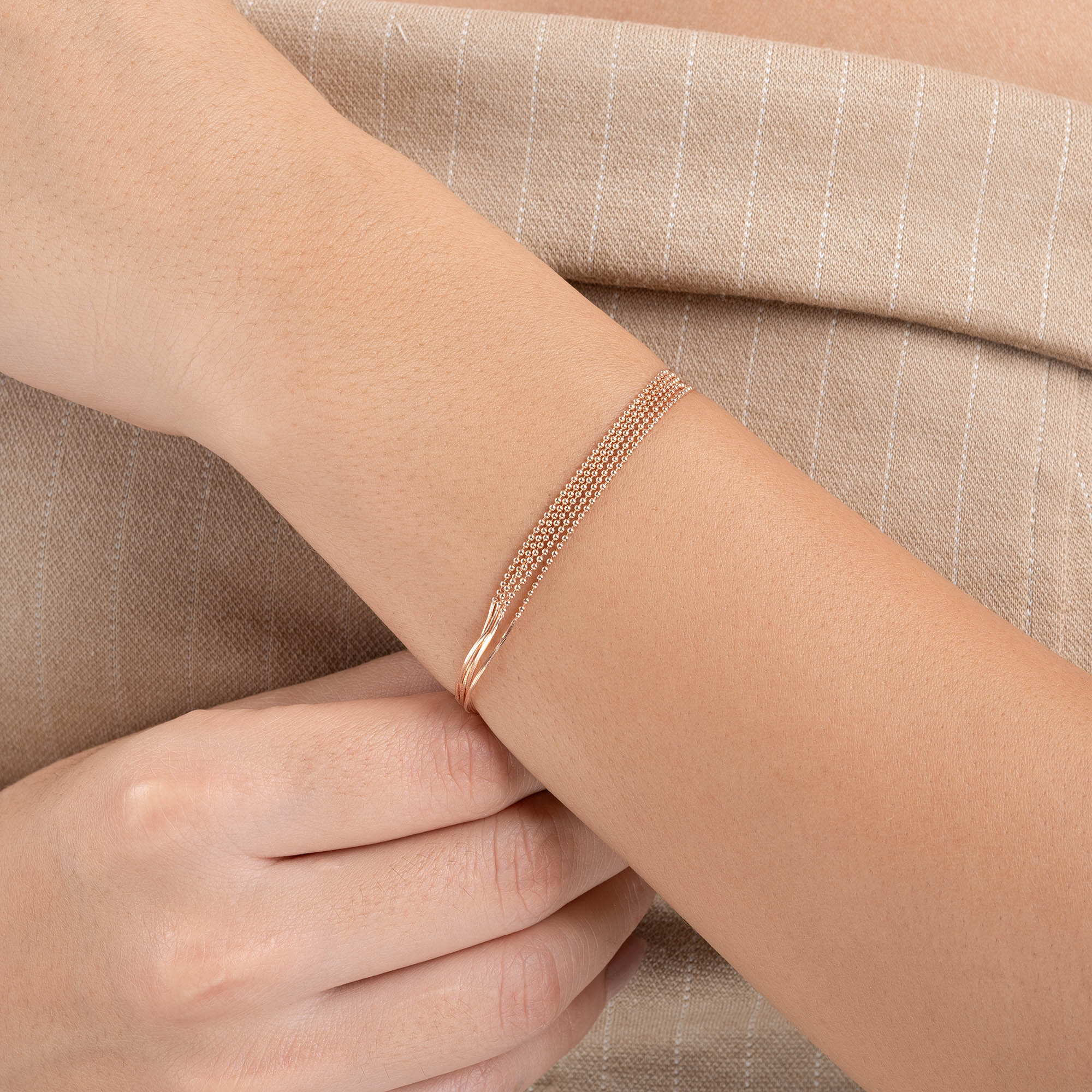 Layered Beaded Bracelet - Image 4