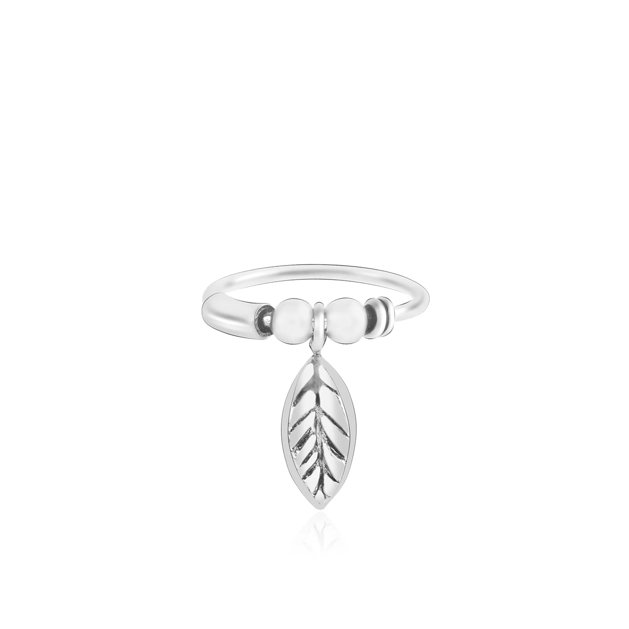 Leaf Hoop Nose Ring - Image 5