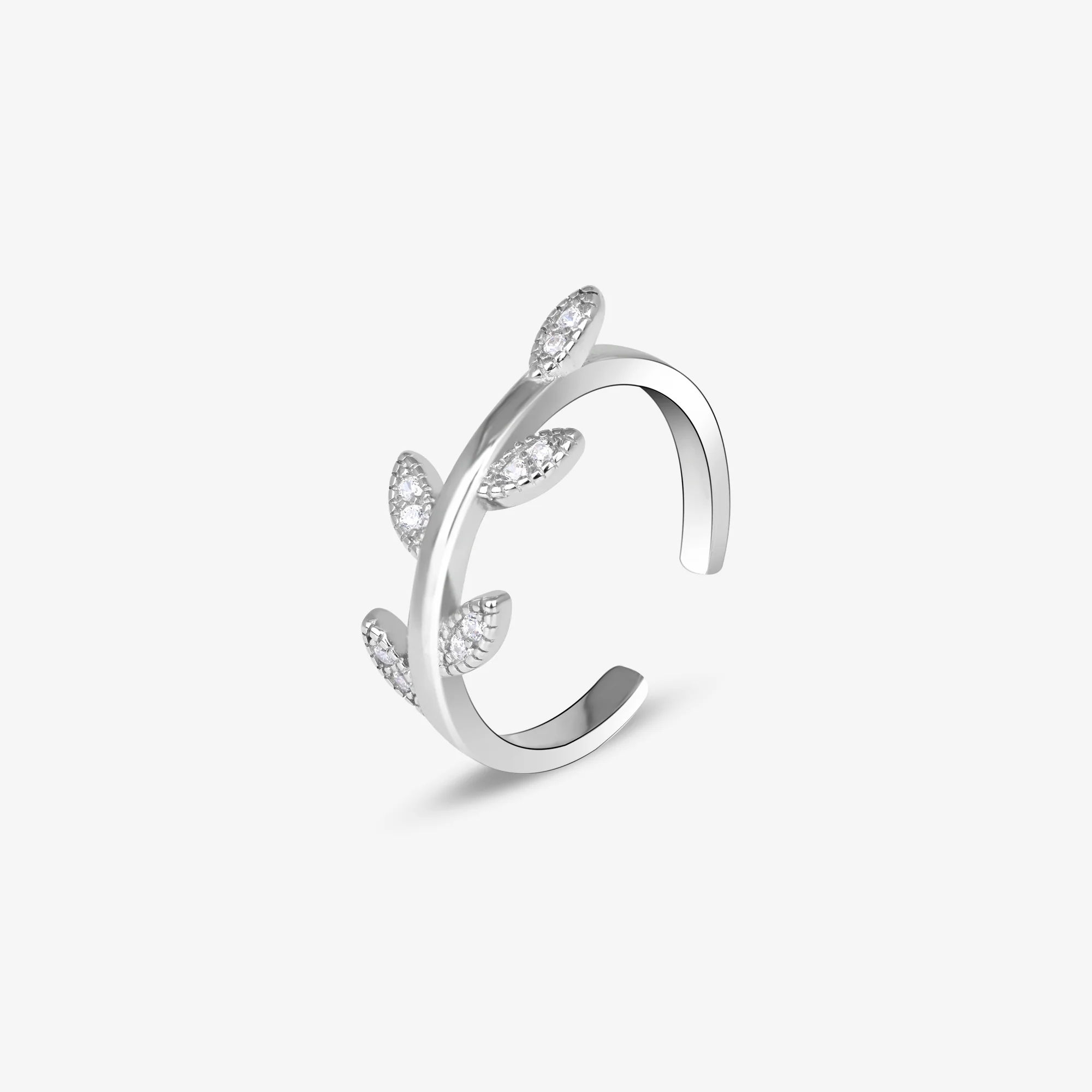 Leaf Trail Toe Ring - Image 5