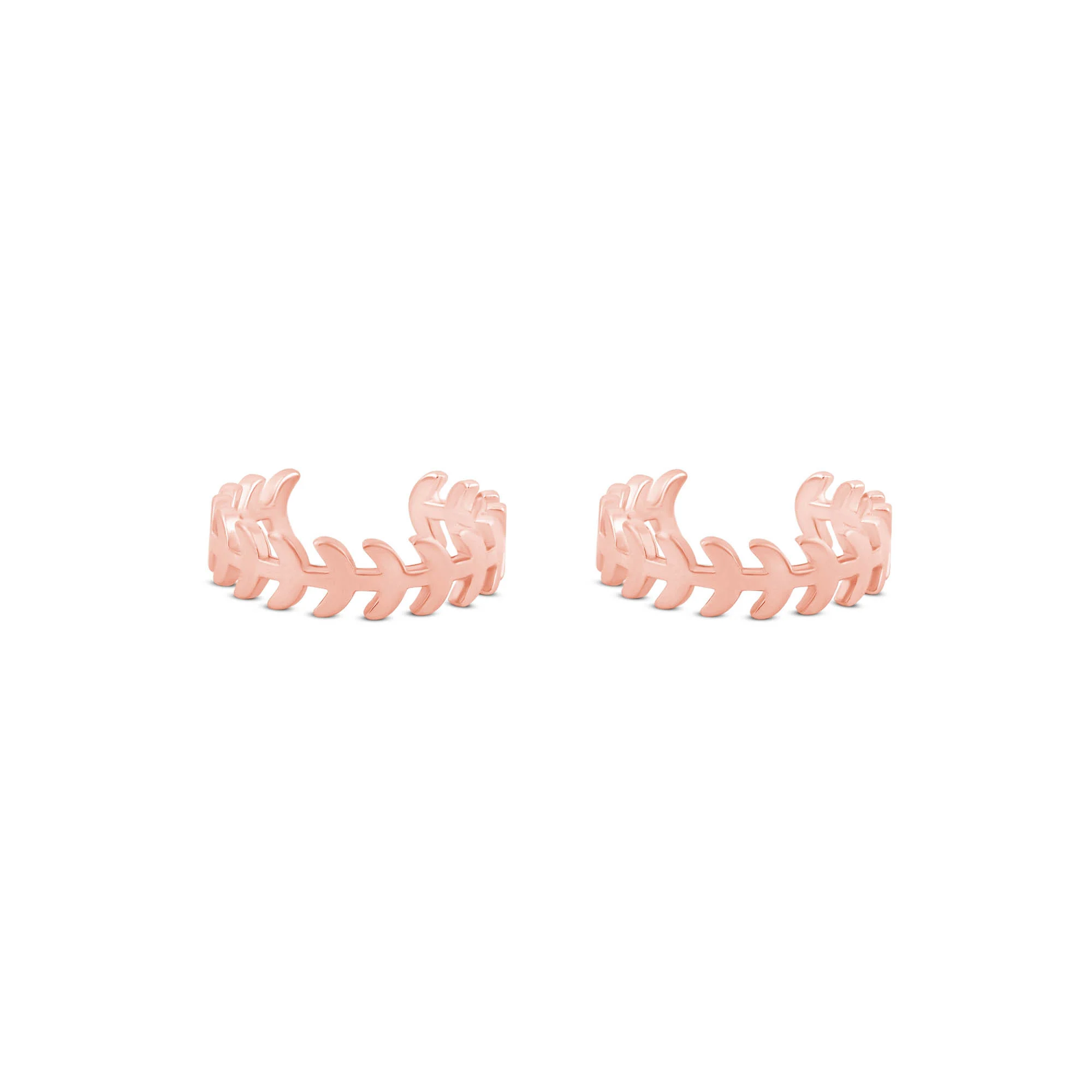 Leaf Vine Silver Toe Ring - Image 2