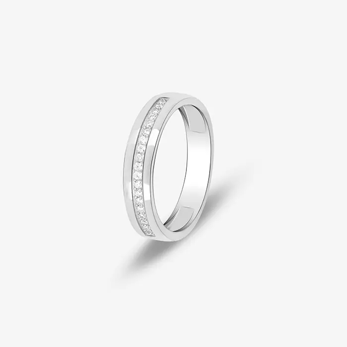 Linear Stone Men's Ring - Image 4