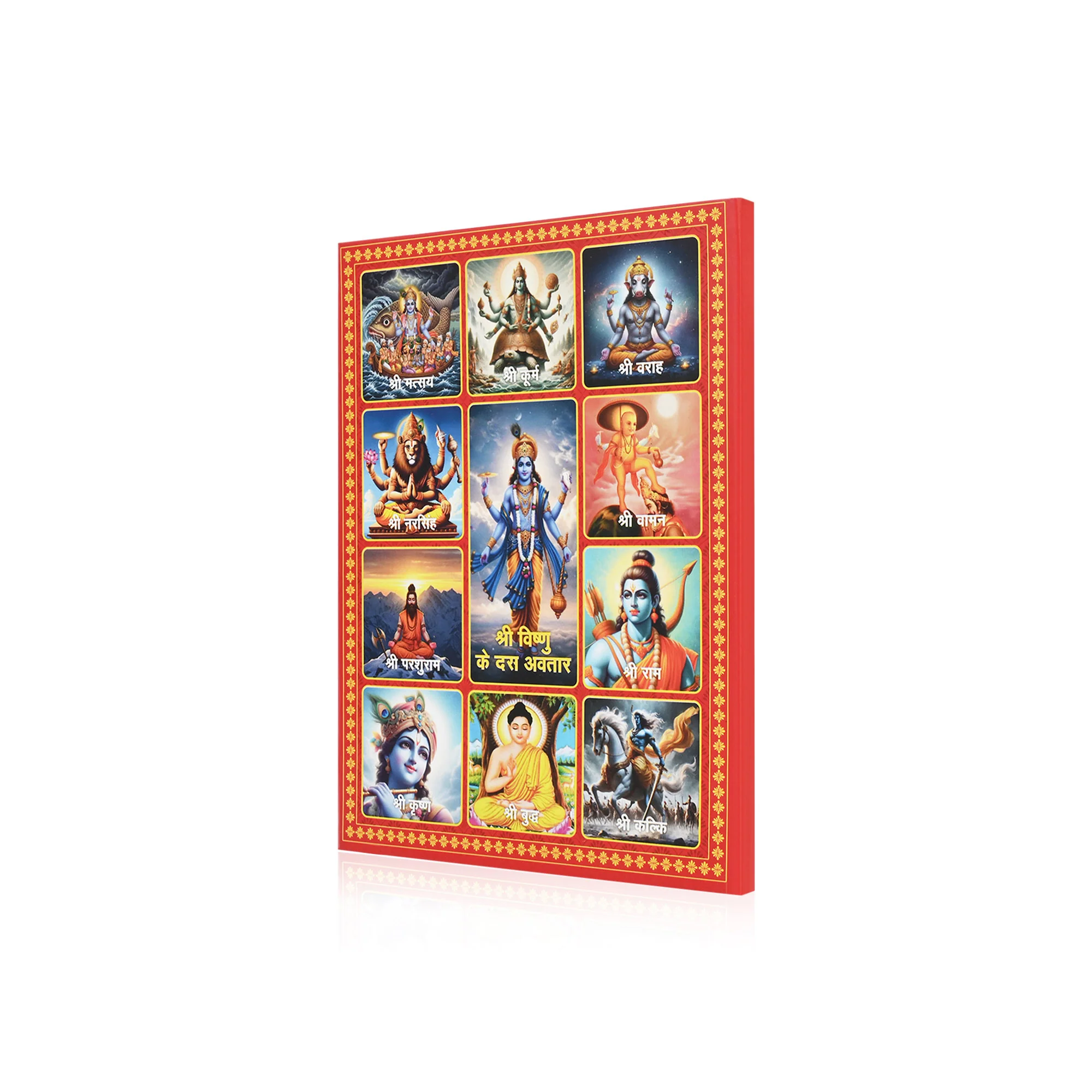Lord Vishnu Avatars 999 Silver Coin Box (10 Coins) - Image 6
