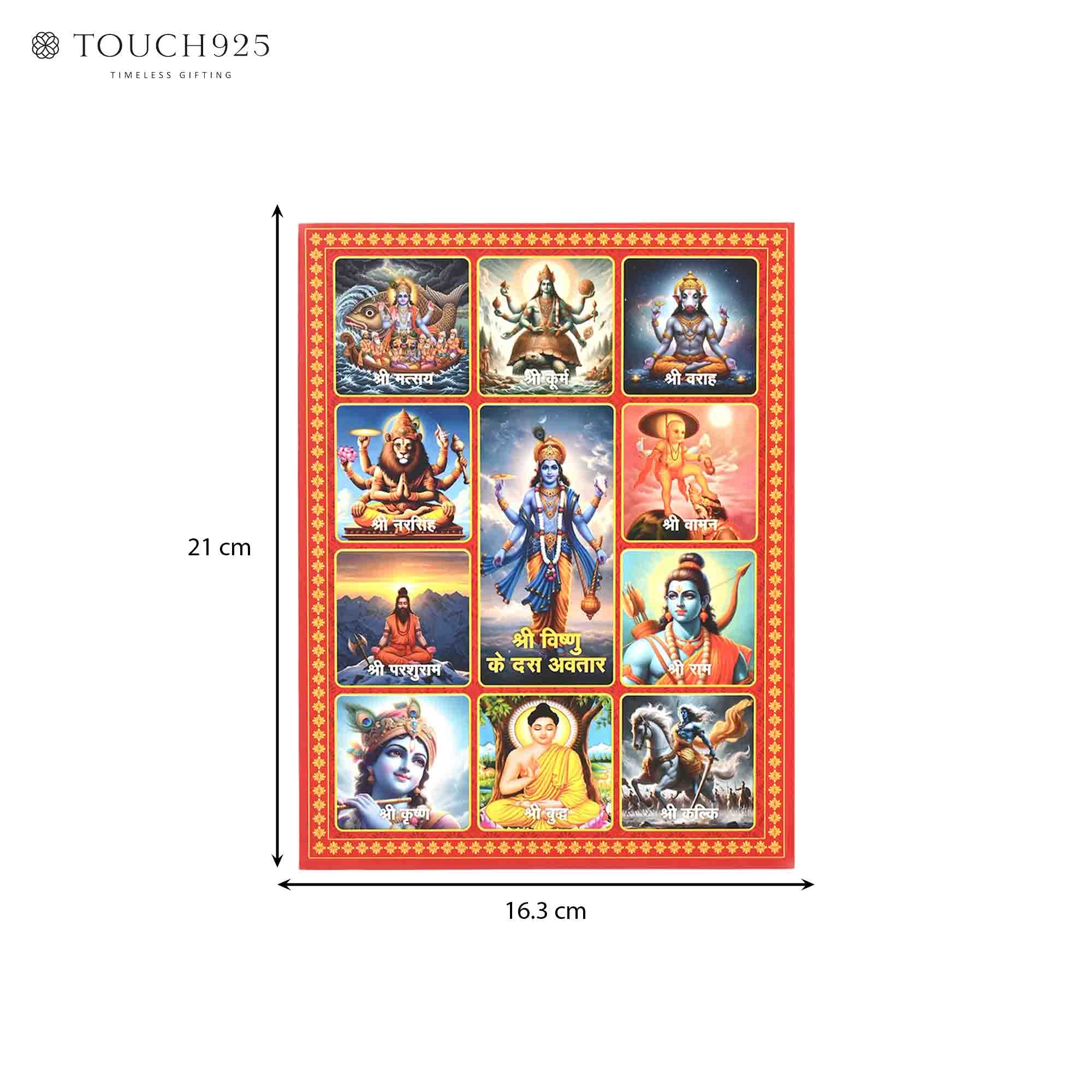 Lord Vishnu Avatars 999 Silver Coin Box (10 Coins) - Image 7