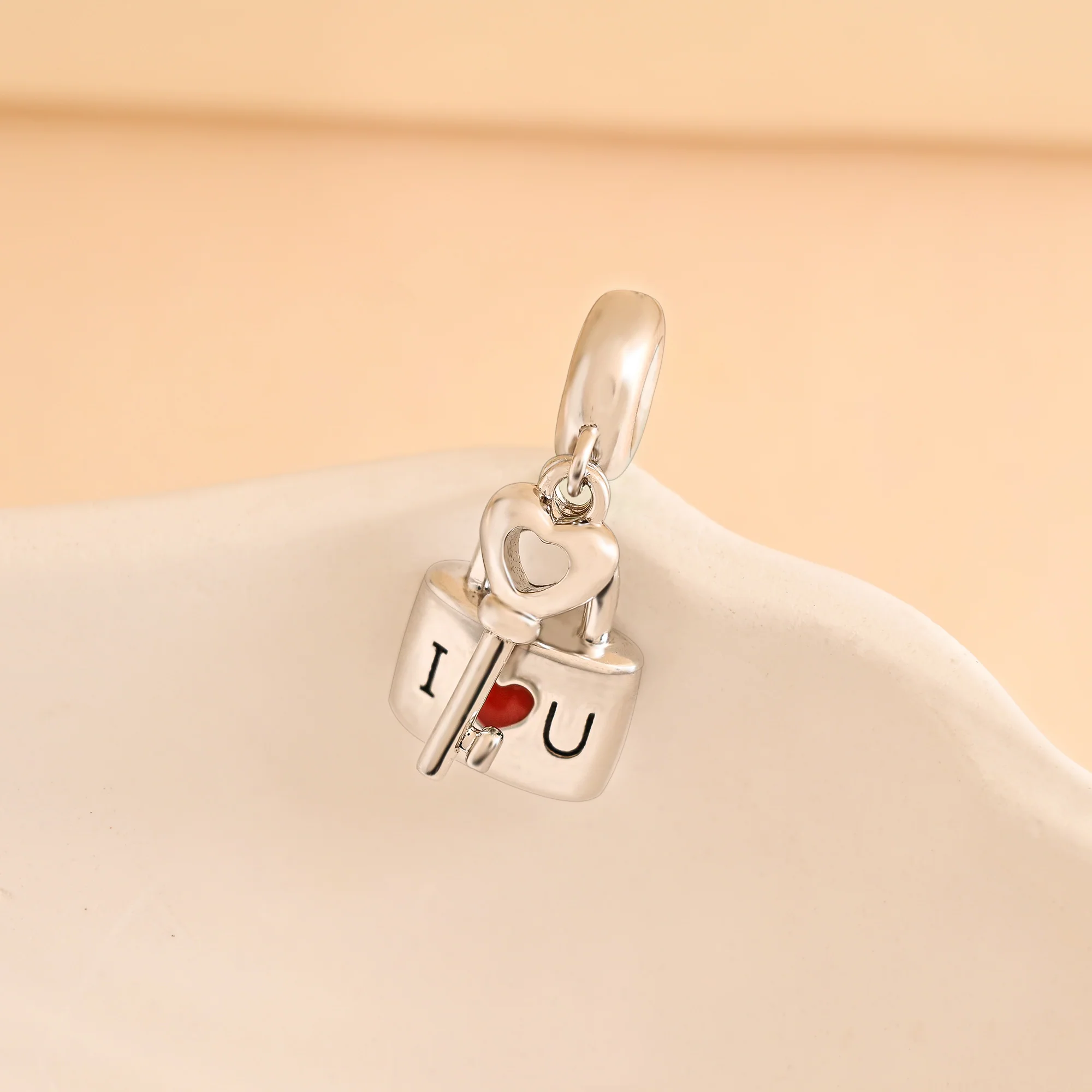 Love Lock & Key Pendant