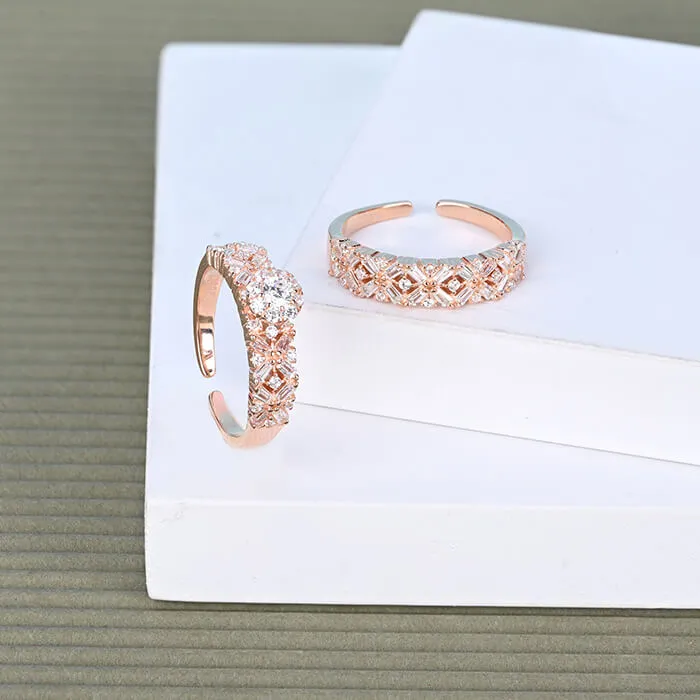 Luminous Harmony Stack Rings - Image 3