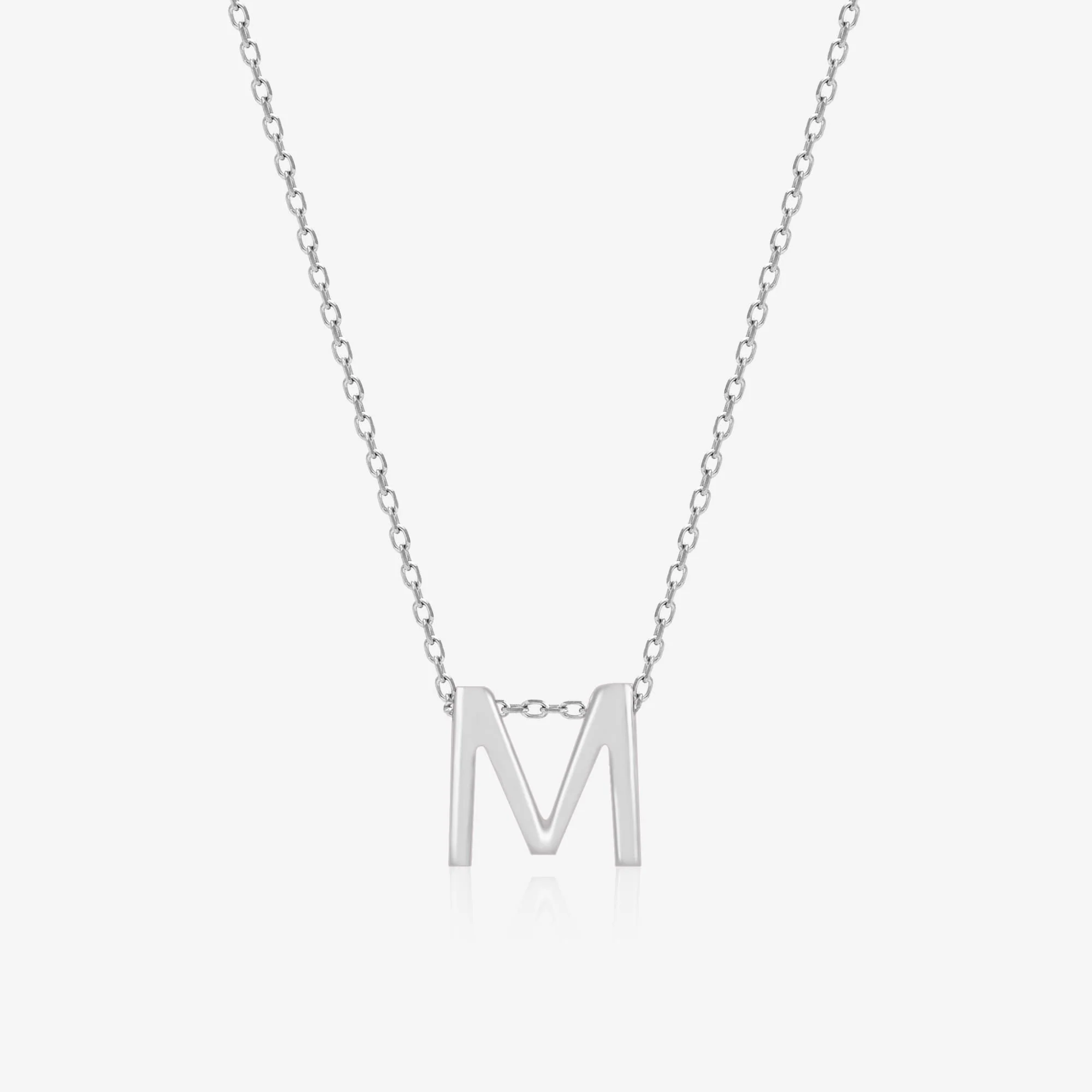 Majestic M Initial Necklace - Image 2
