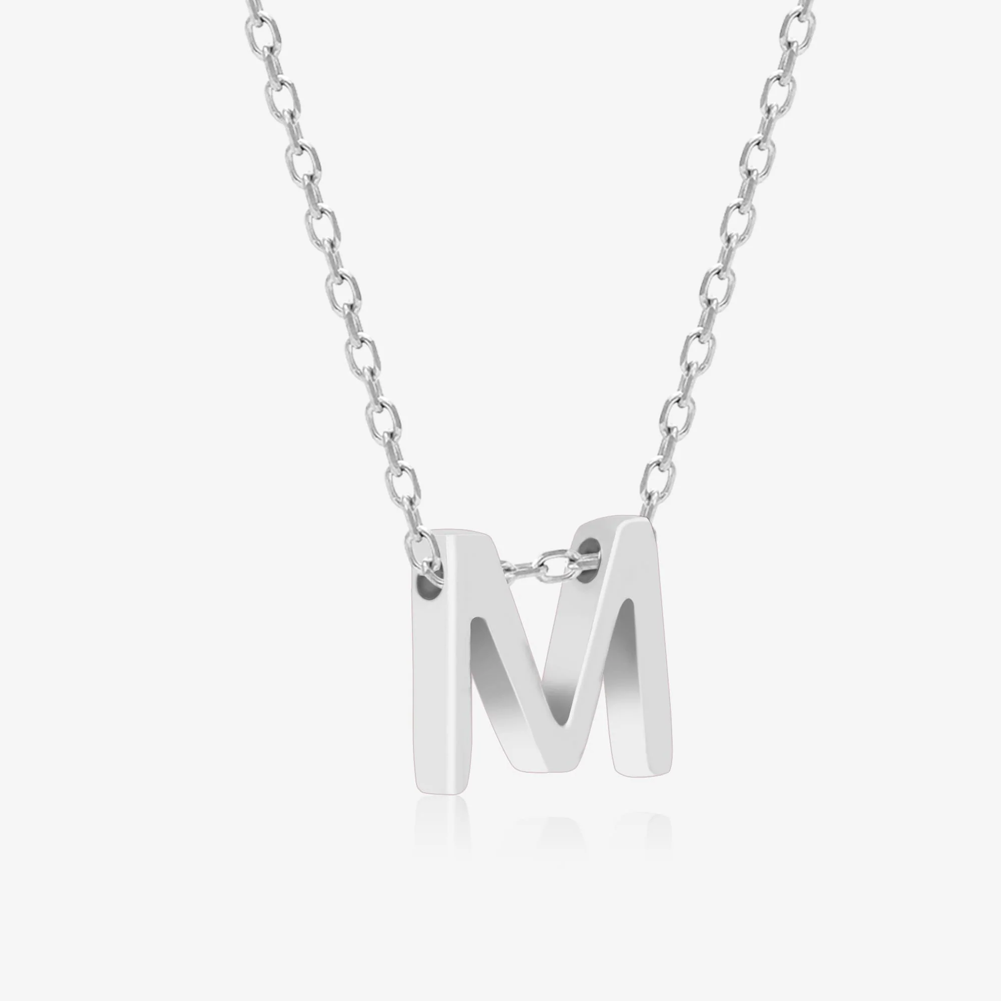 Majestic M Initial Necklace - Image 4