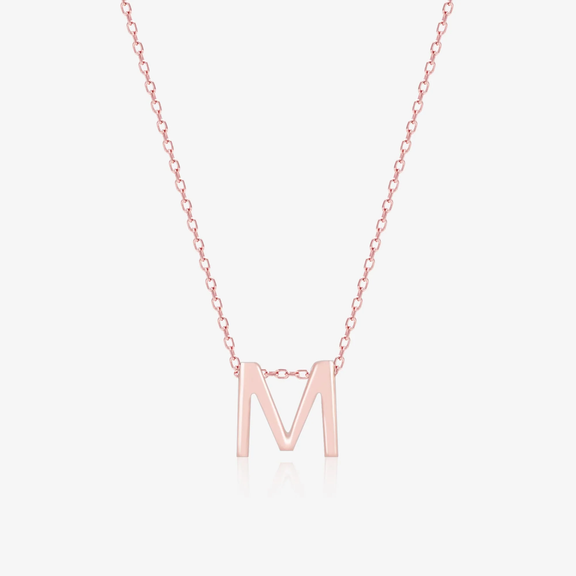 Majestic M Initial Necklace - Image 6