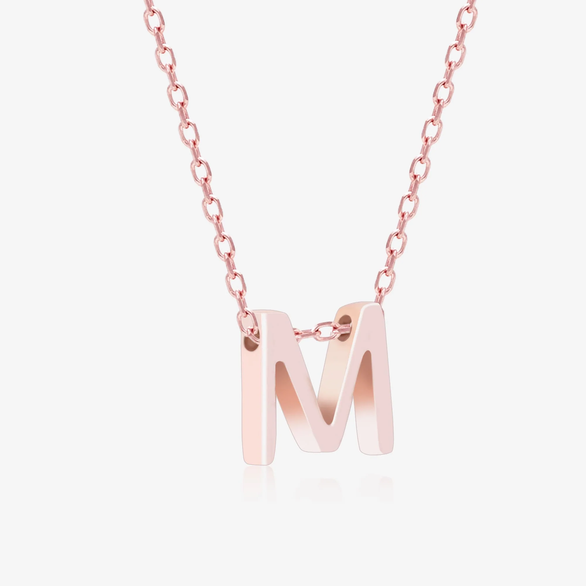 Majestic M Initial Necklace - Image 8