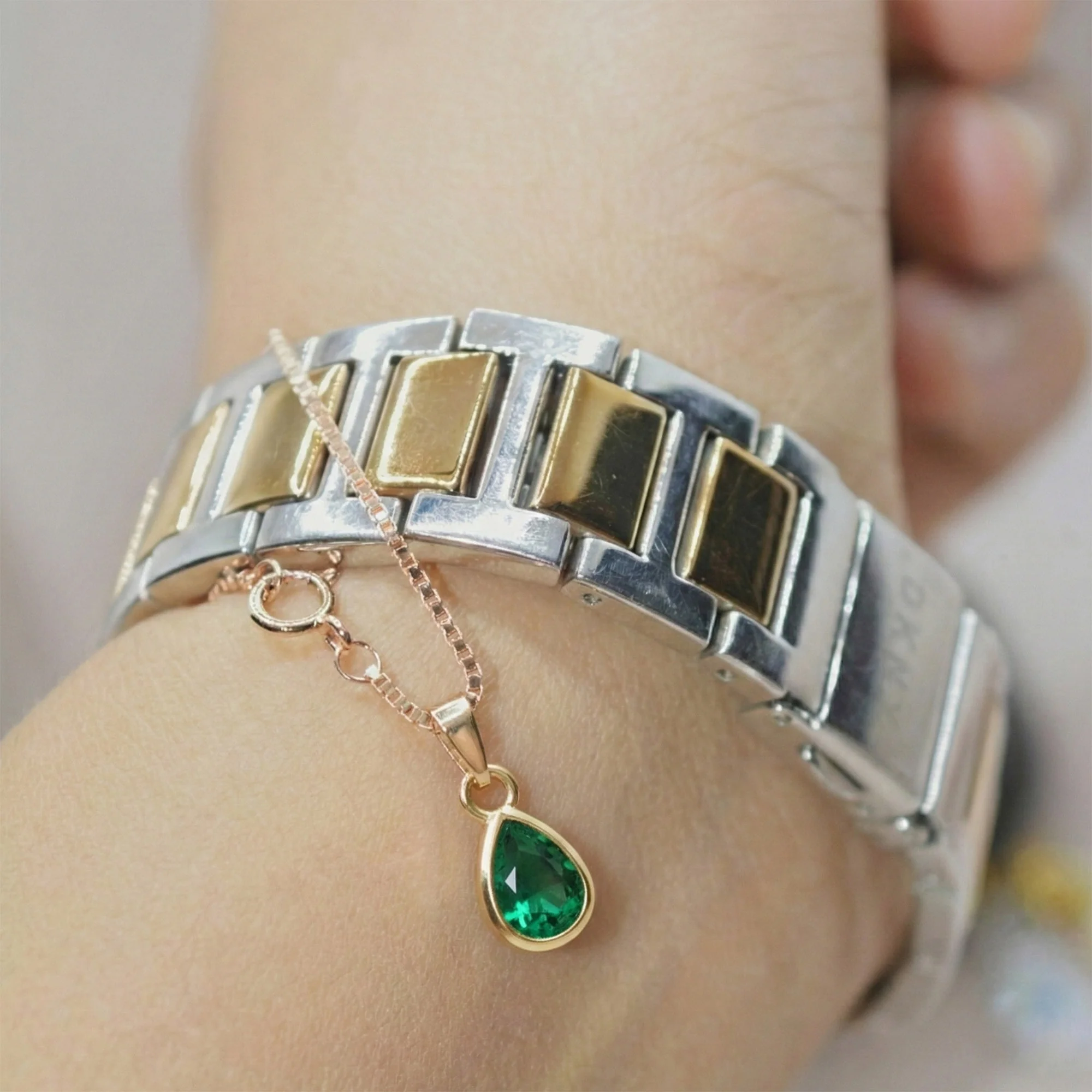 May Birthstone Charm - Image 4