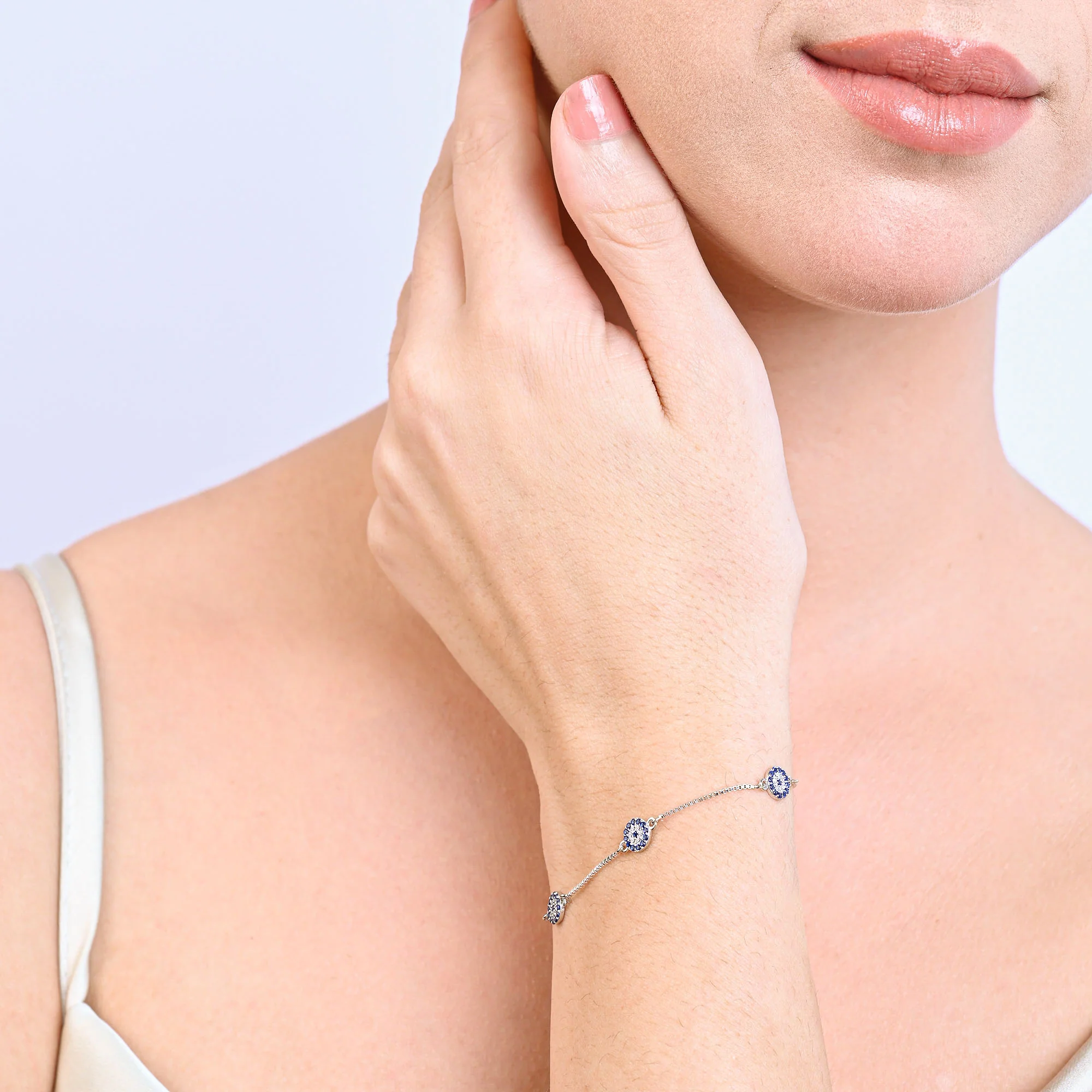 Midnight Aura Silver Bracelet - Image 9