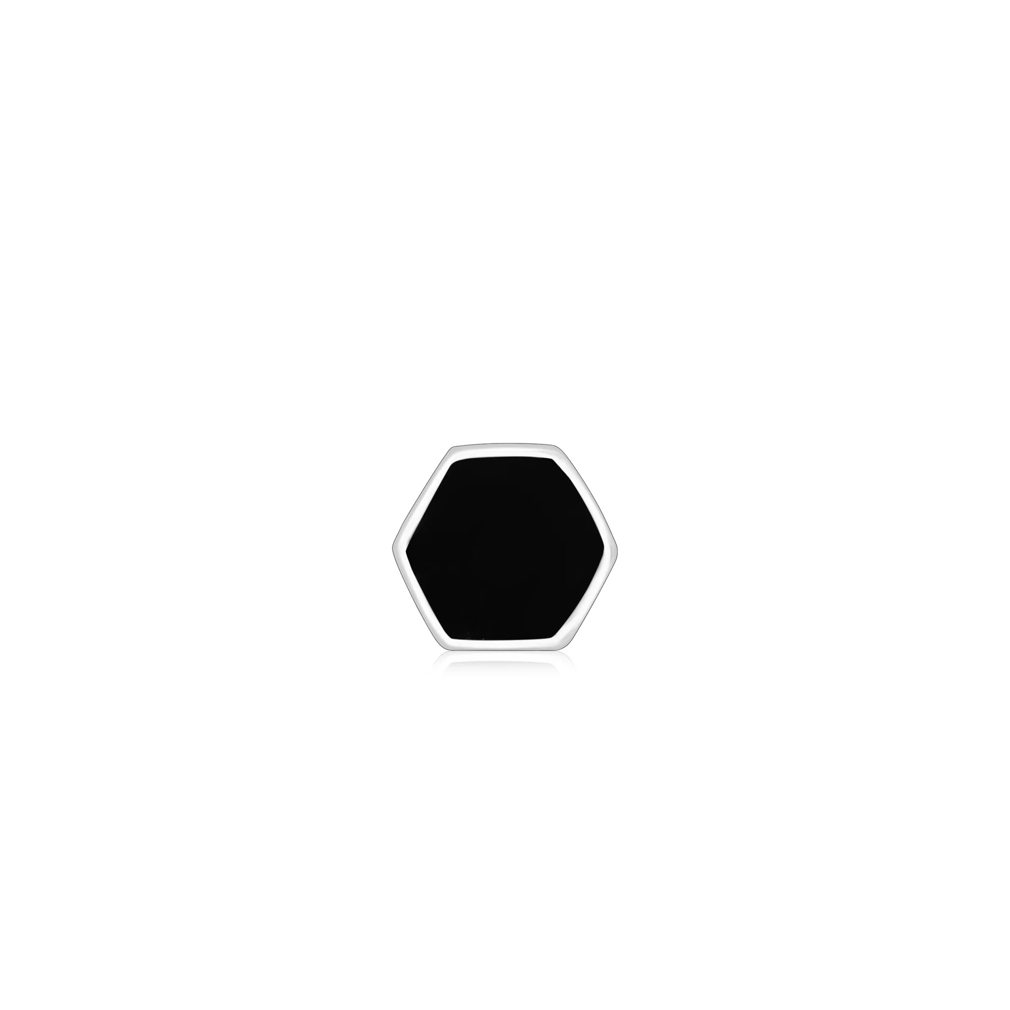 Midnight Hexagon Studs - Image 4