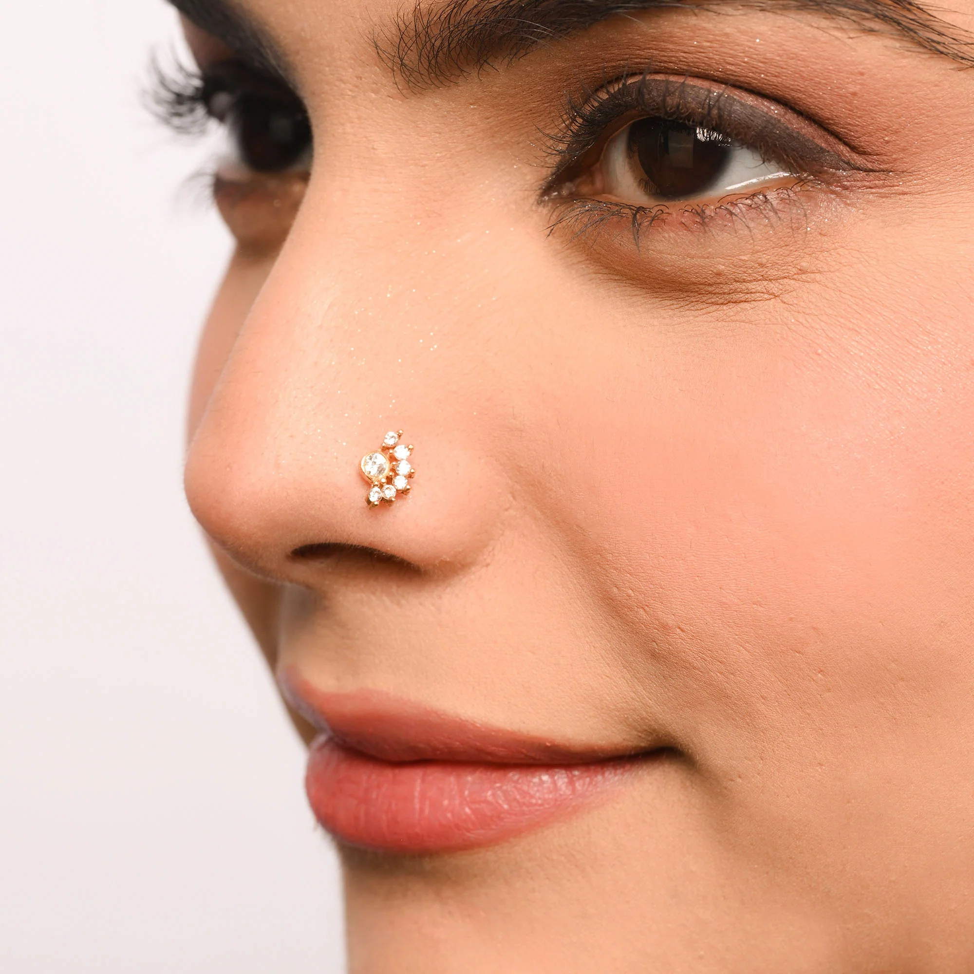 Mini Crown CZ Nose Pin - Image 5
