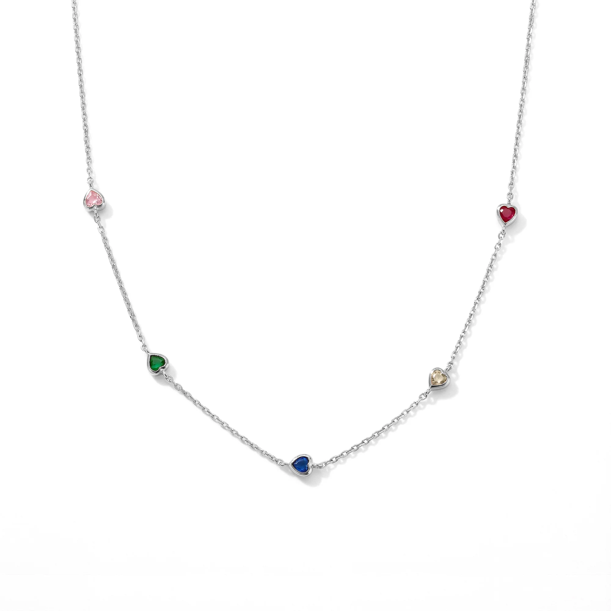 Mini Heart Charm Necklace - Image 2