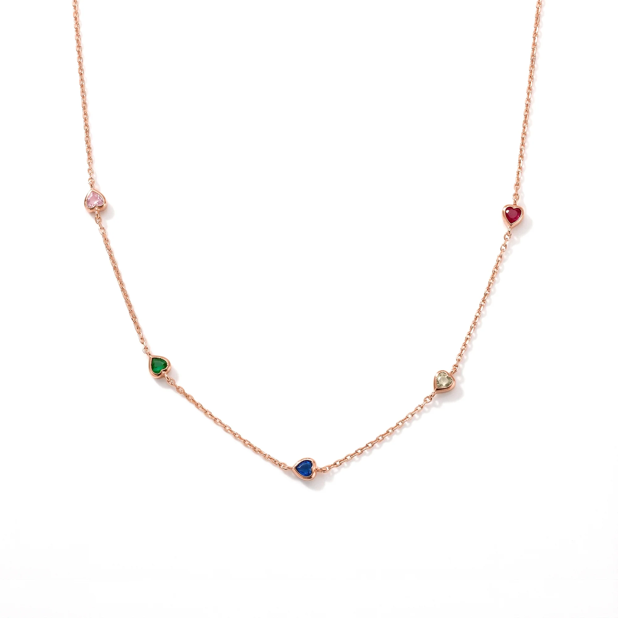 Mini Heart Charm Necklace - Image 7