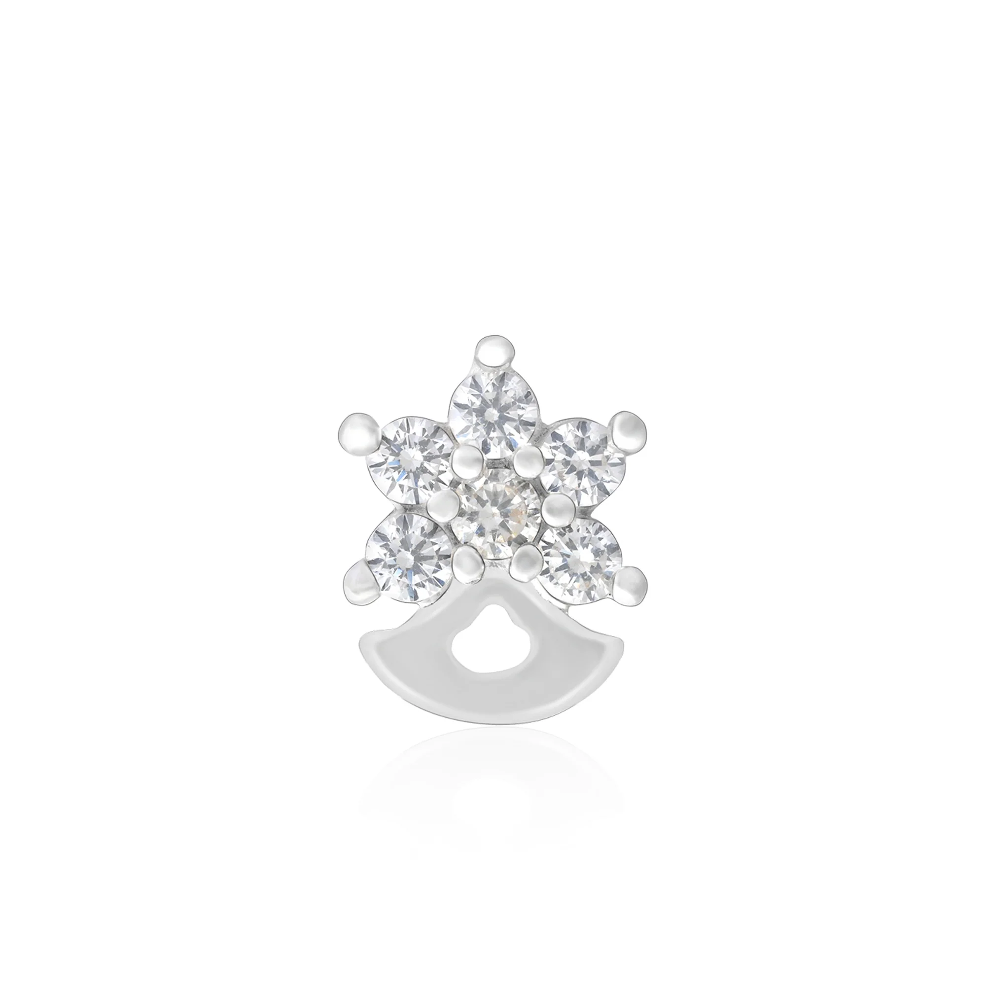 Mini Star Spark Silver Nose Pin - Image 5