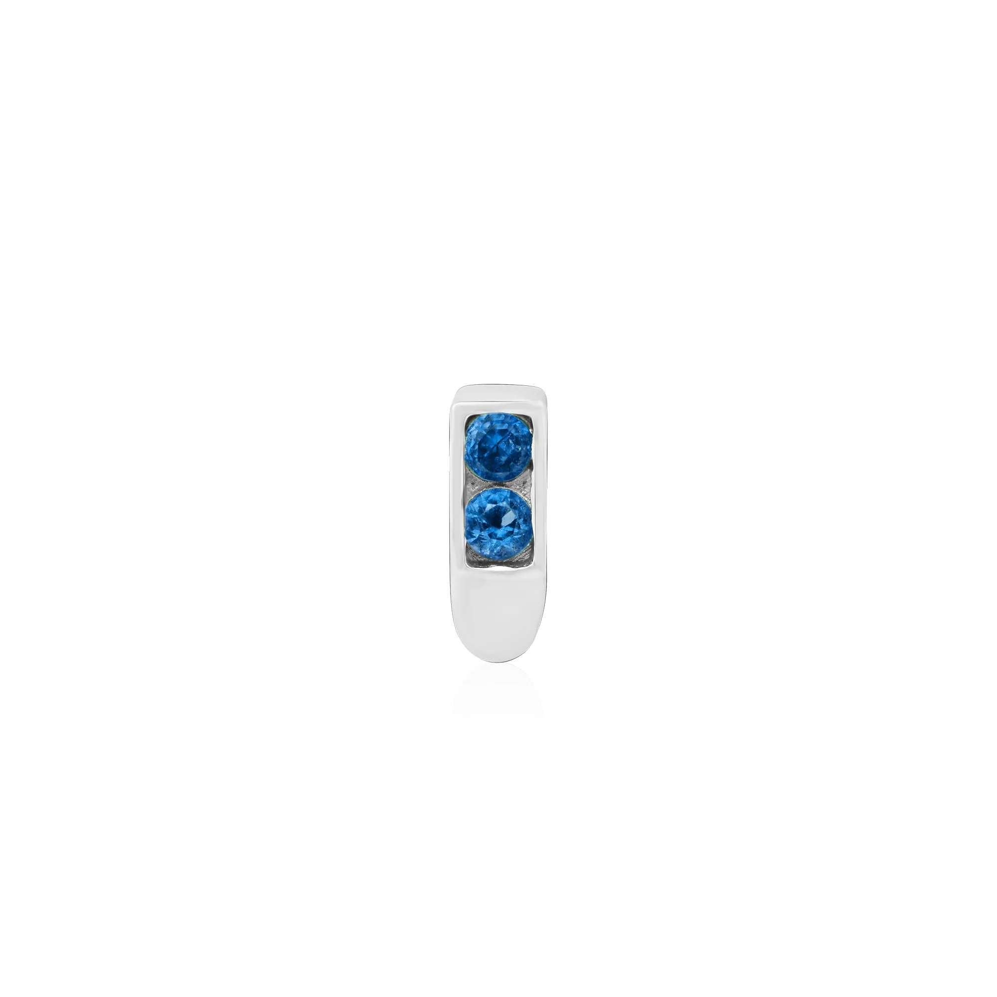 Minimal Bar Silver Nose Pin - Image 10