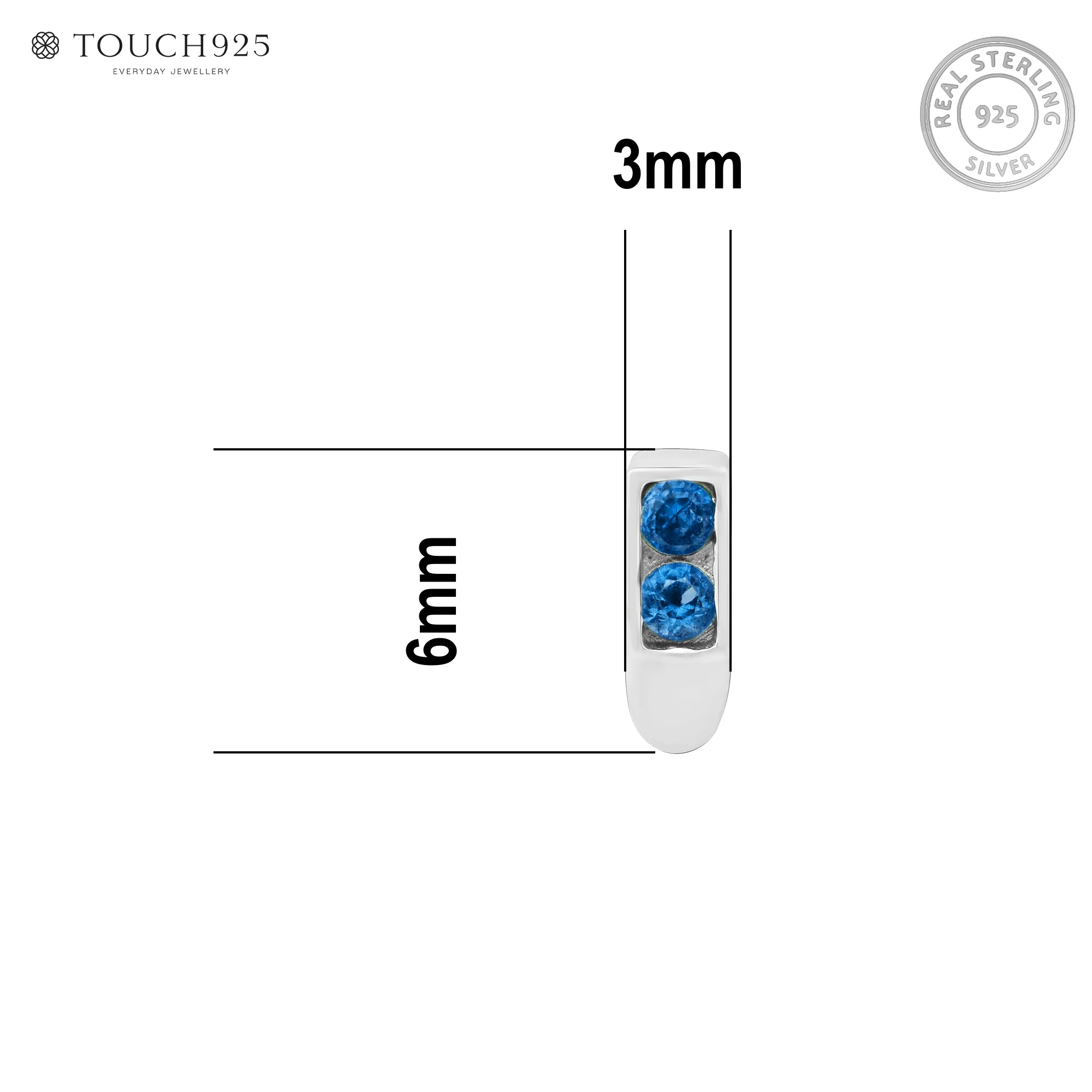 Minimal Bar Silver Nose Pin - Image 12