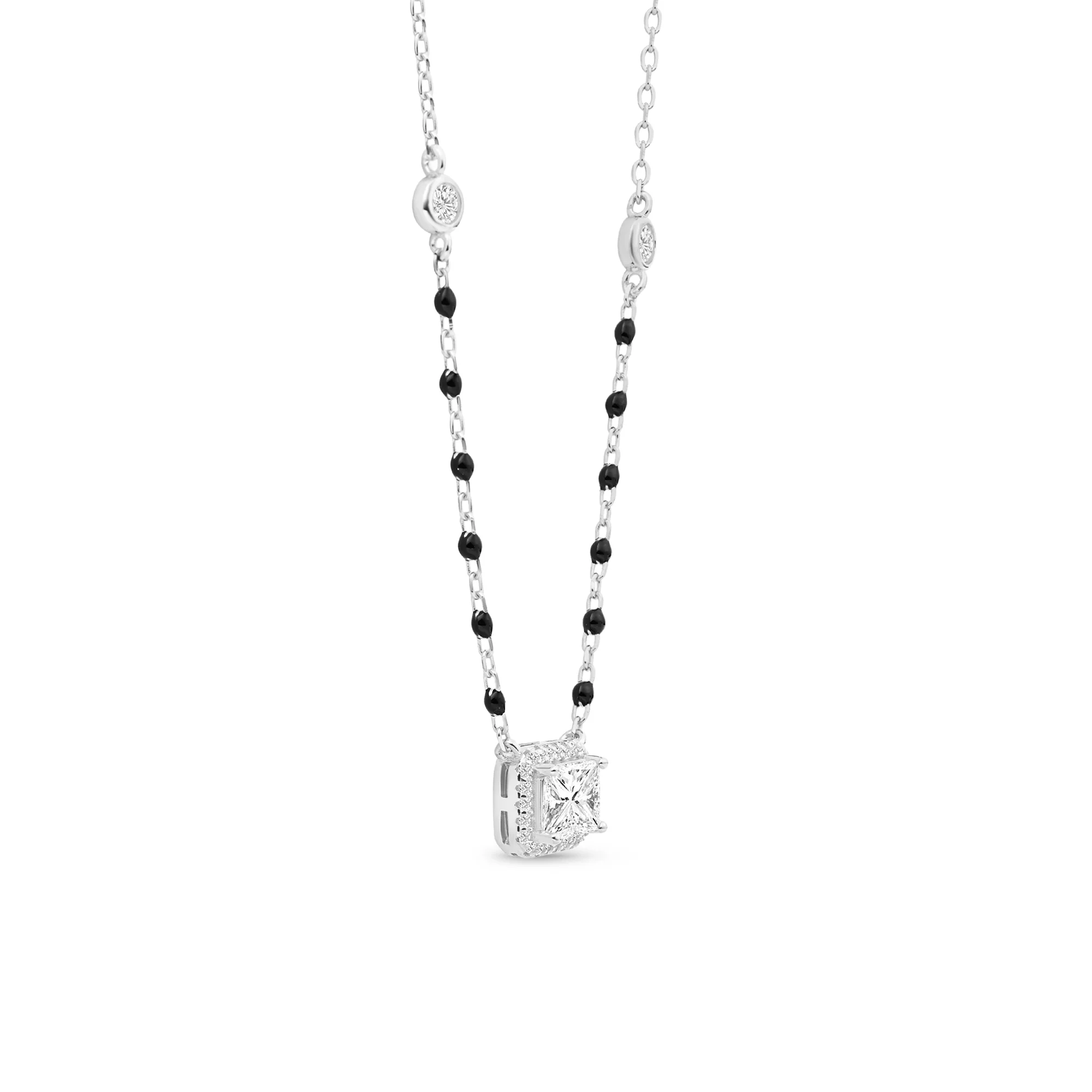Minimal Square Halo Mangalsutra - Image 5