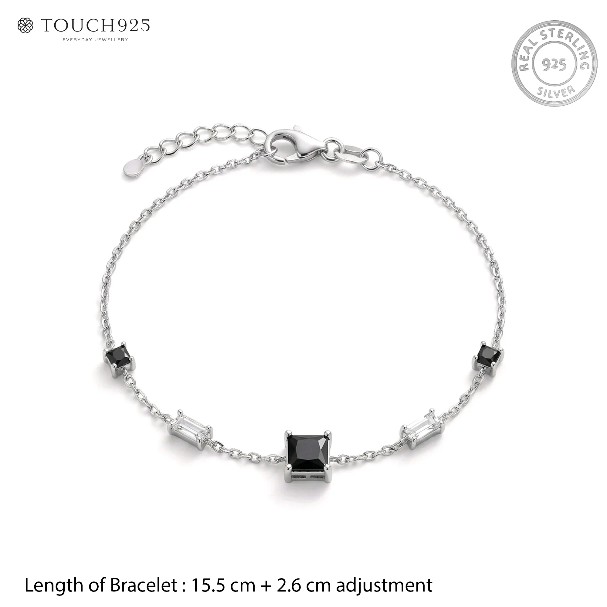 Minimal Square Station Bracelet - Image 5