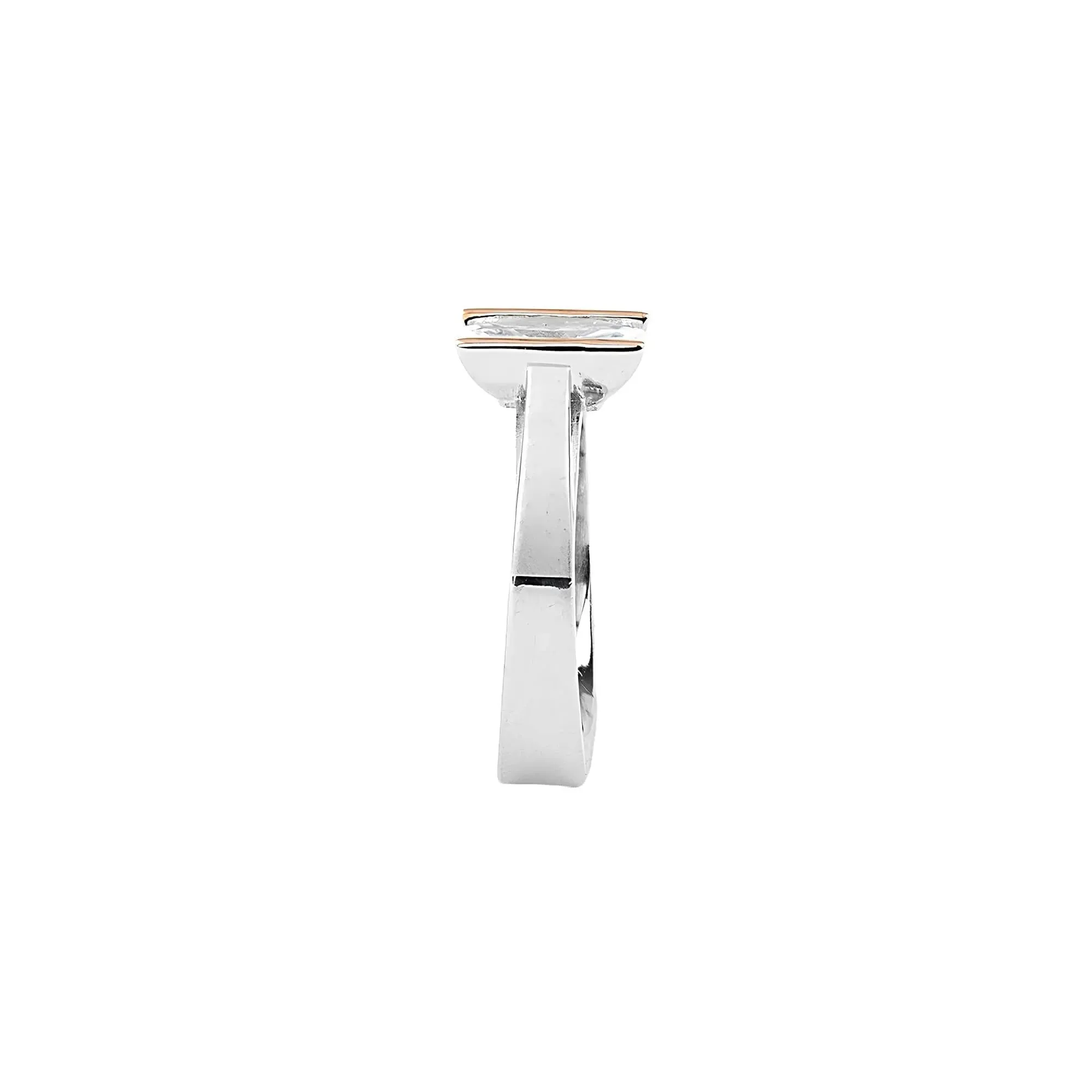 Minimalist CZ Band Ring - Image 4