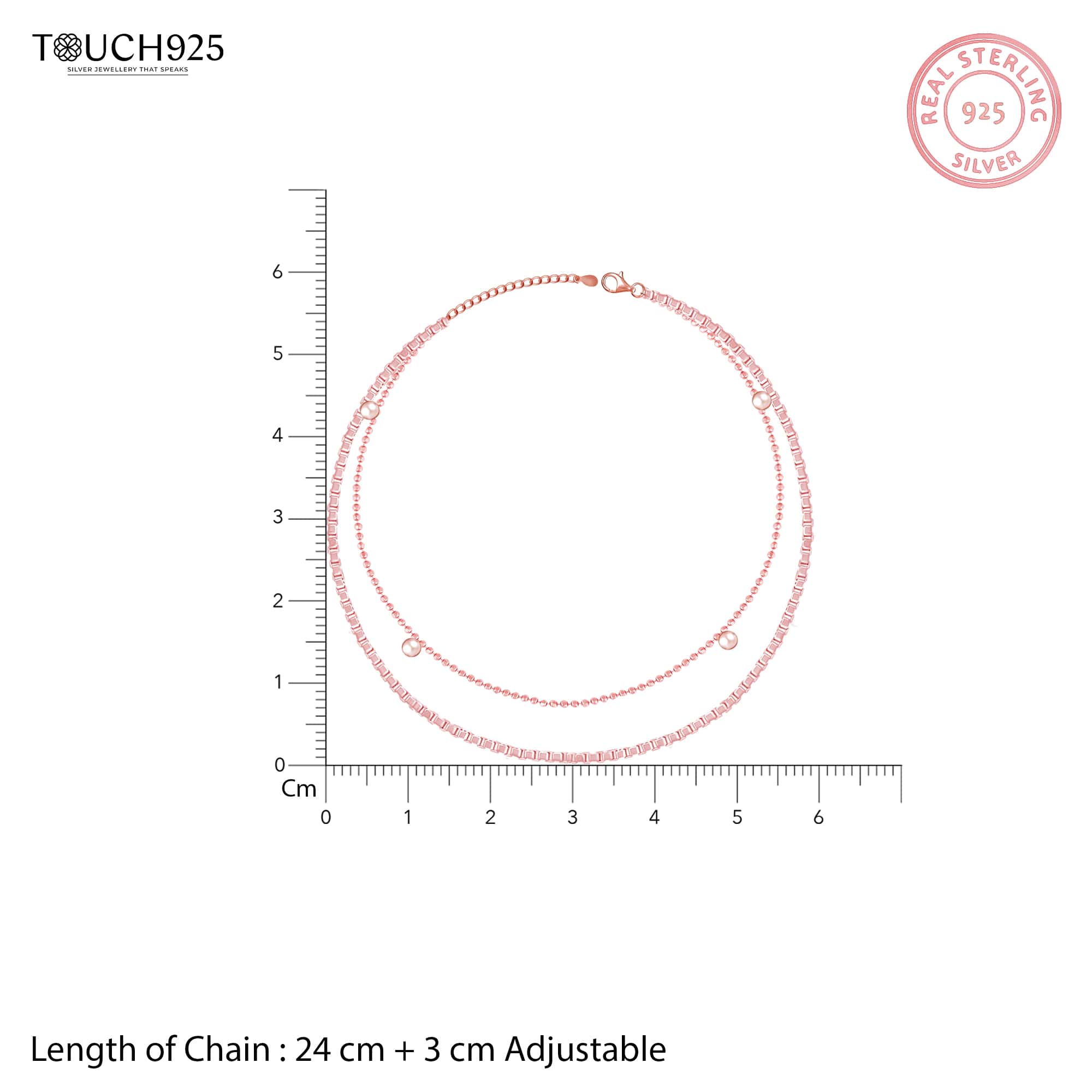 Minimalist Round Charm Anklet - Image 5