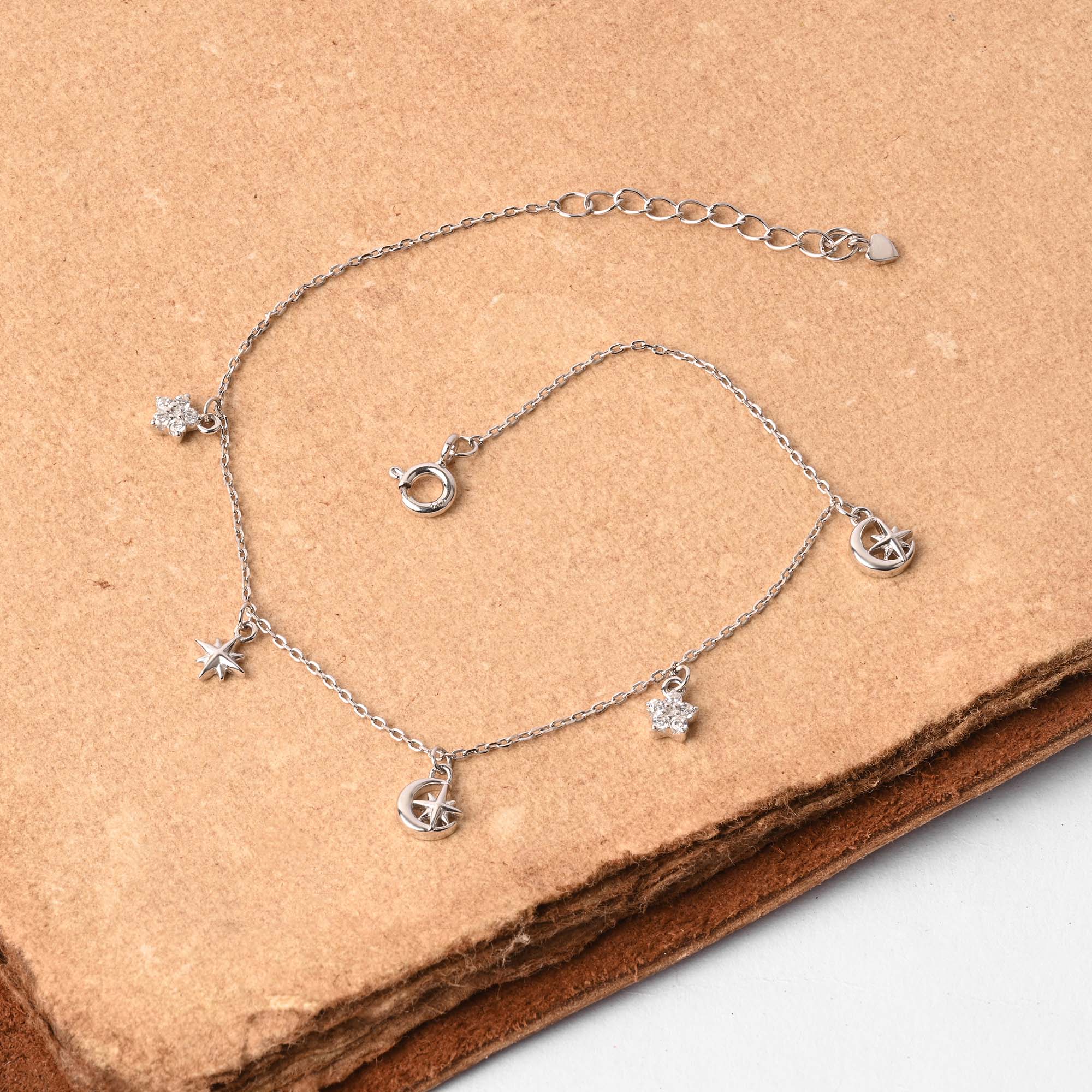 Moon & Star Charm Bracelet - Image 7