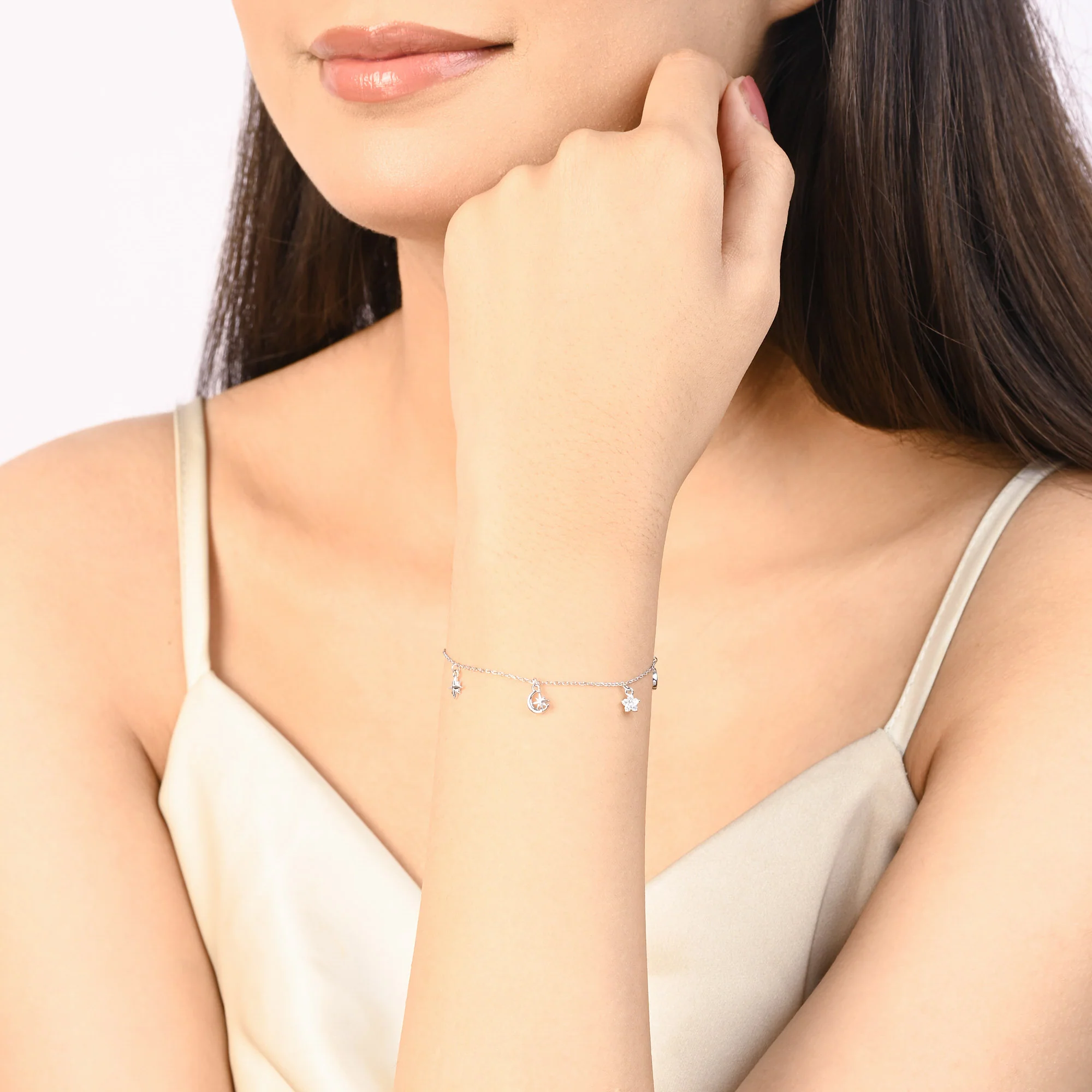 Moon & Star Charm Bracelet - Image 9