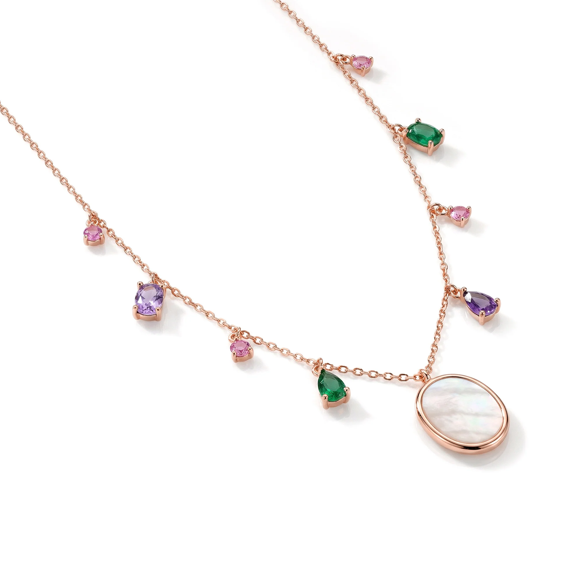Mother Shell Drop Necklace - Image 10