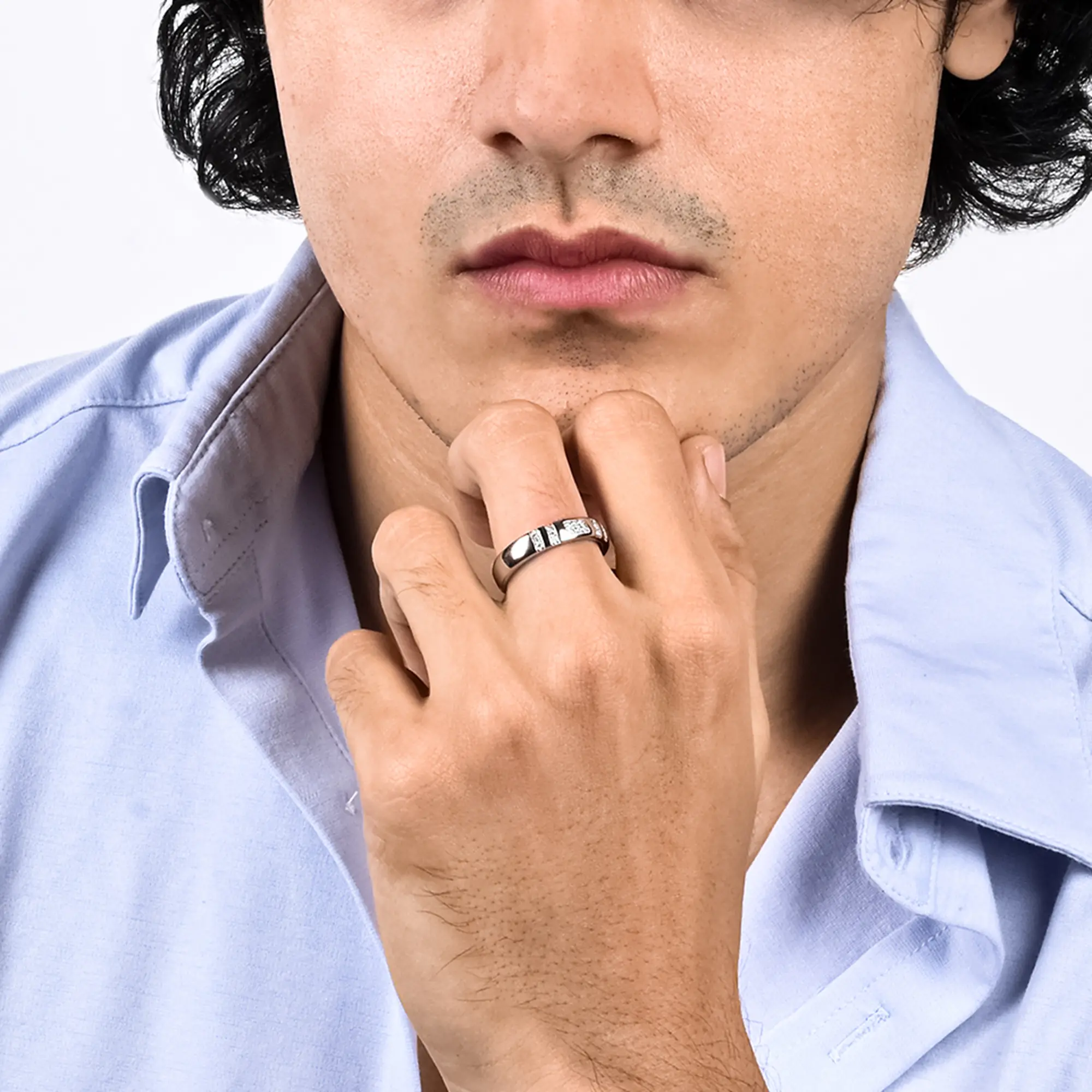 Multi-Stone Men's Ring - Image 3