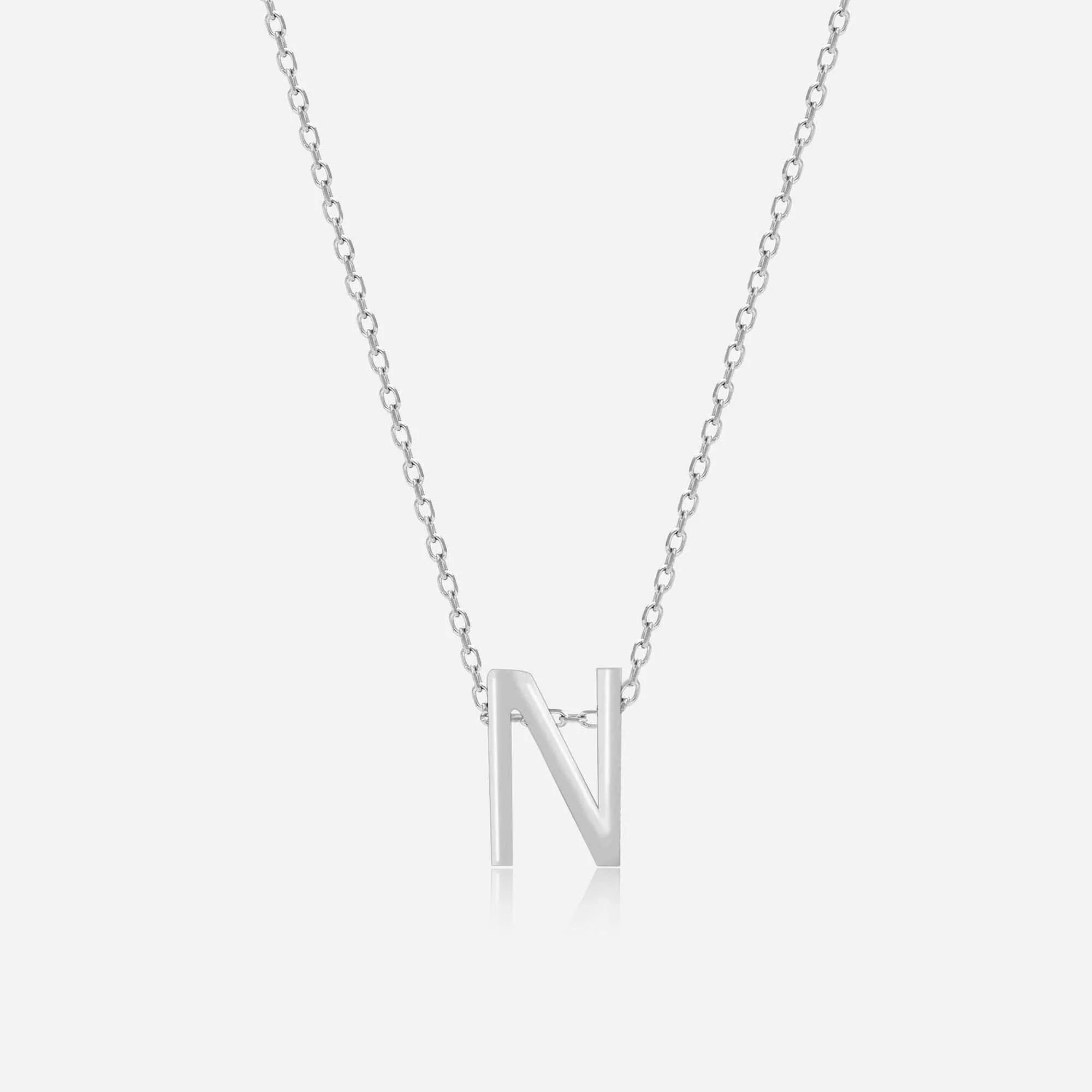 Noble N Initial Necklace - Image 2