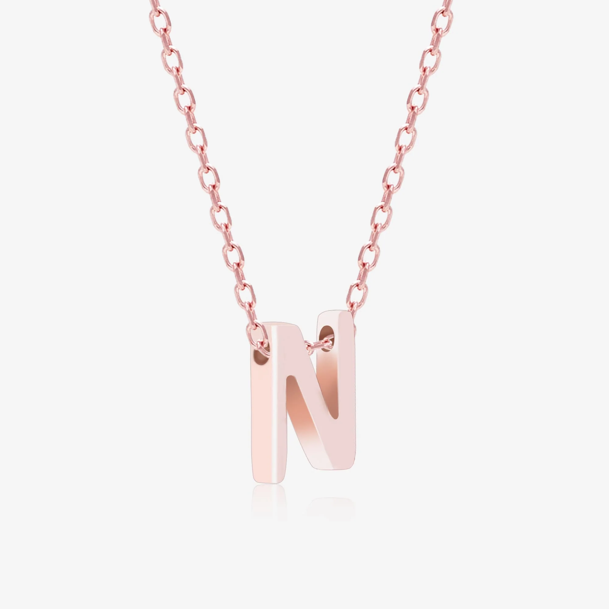 Noble N Initial Necklace - Image 8
