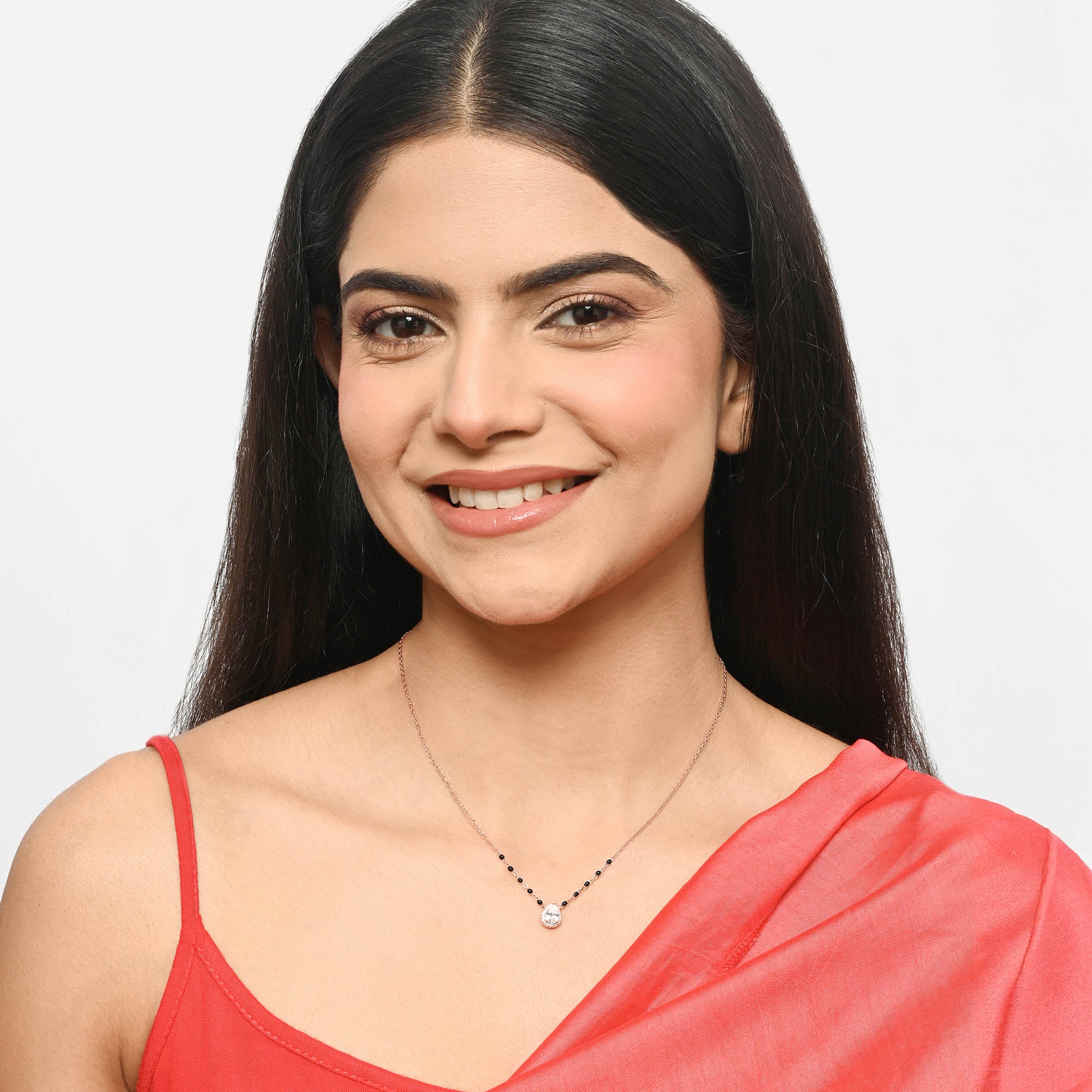 Noor Pear Halo Mangalsutra - Image 8