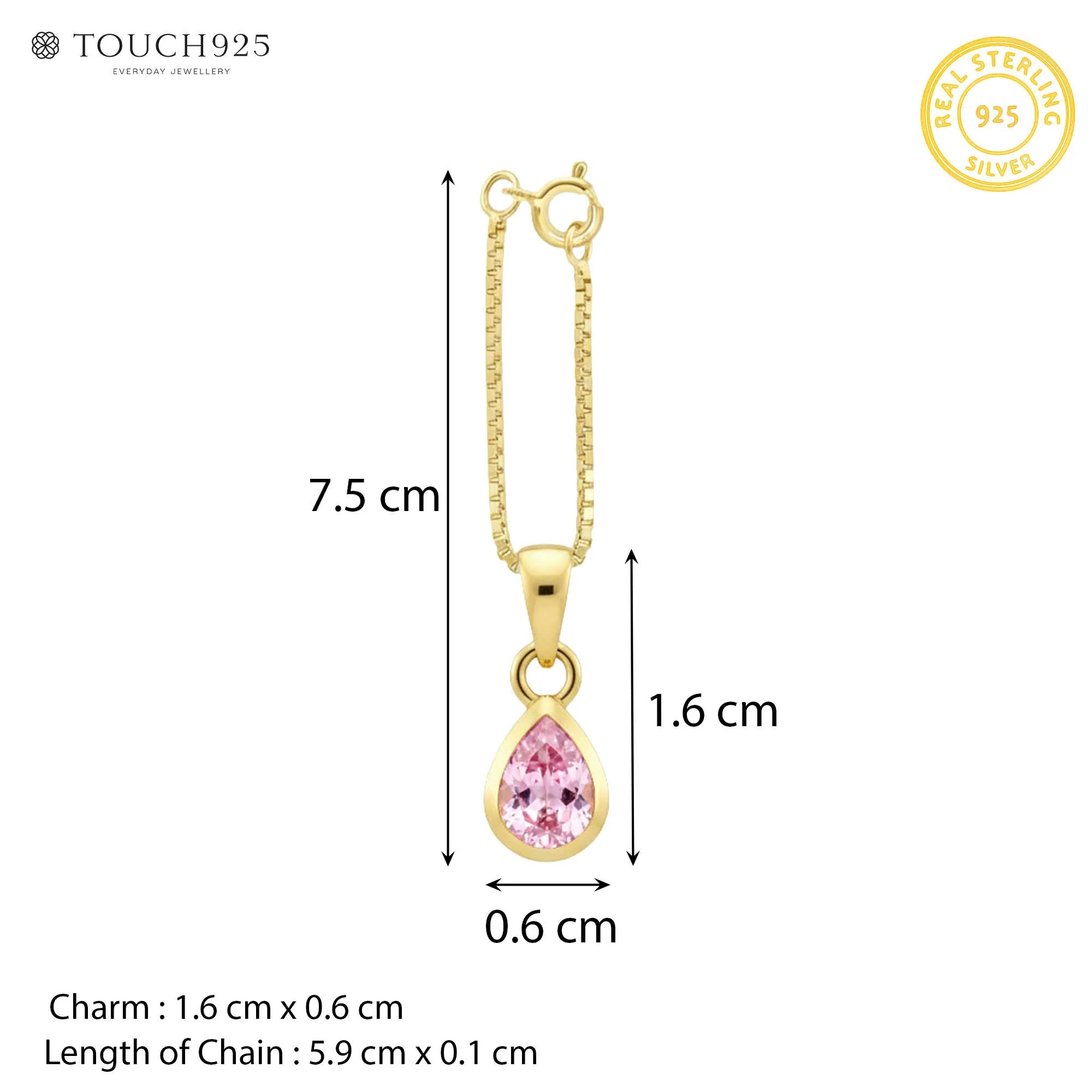 October Birthstone Charm - Image 6