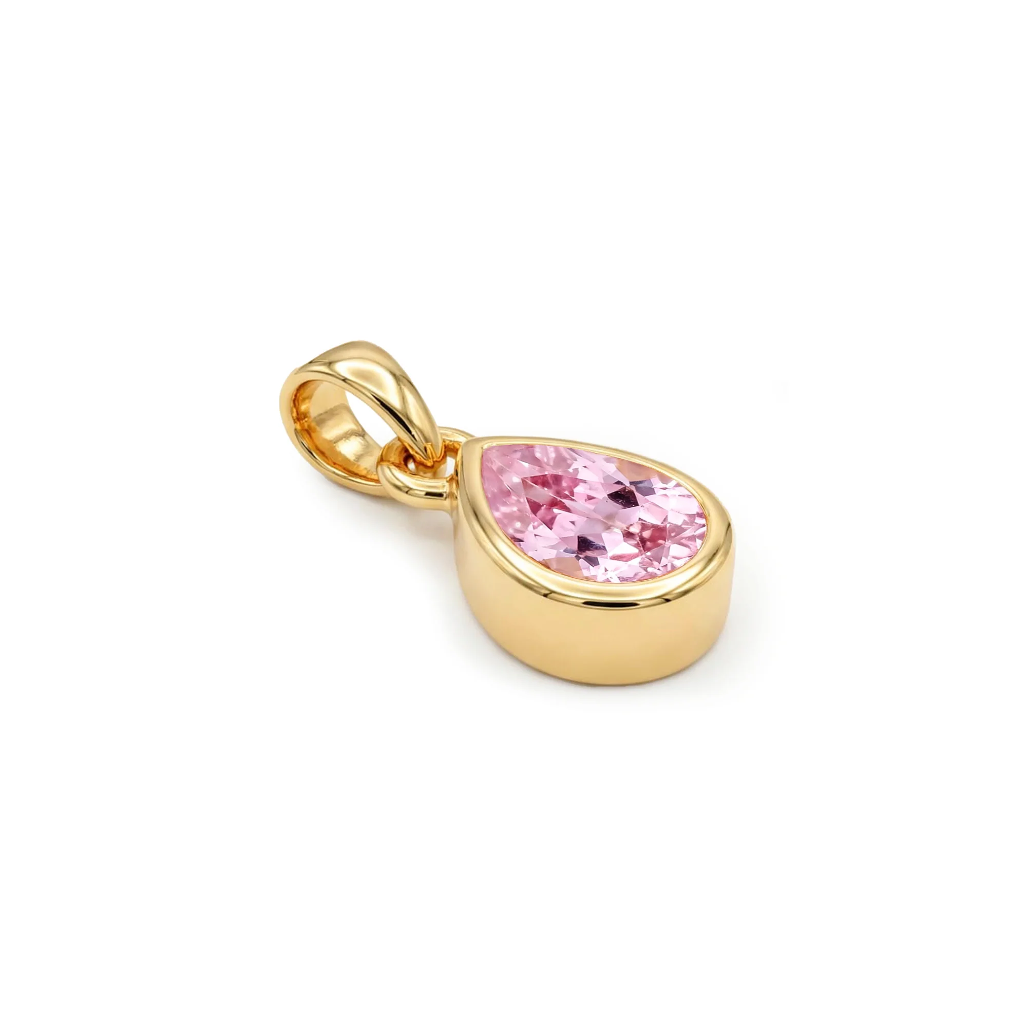 October Birthstone Silver Pendant - Image 4