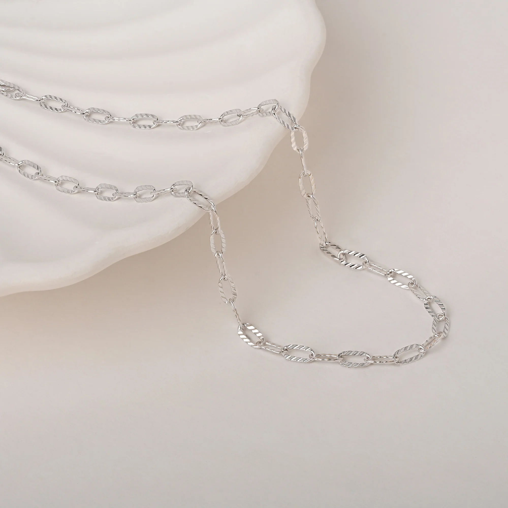 Oval Link Chain for Women - Image 3