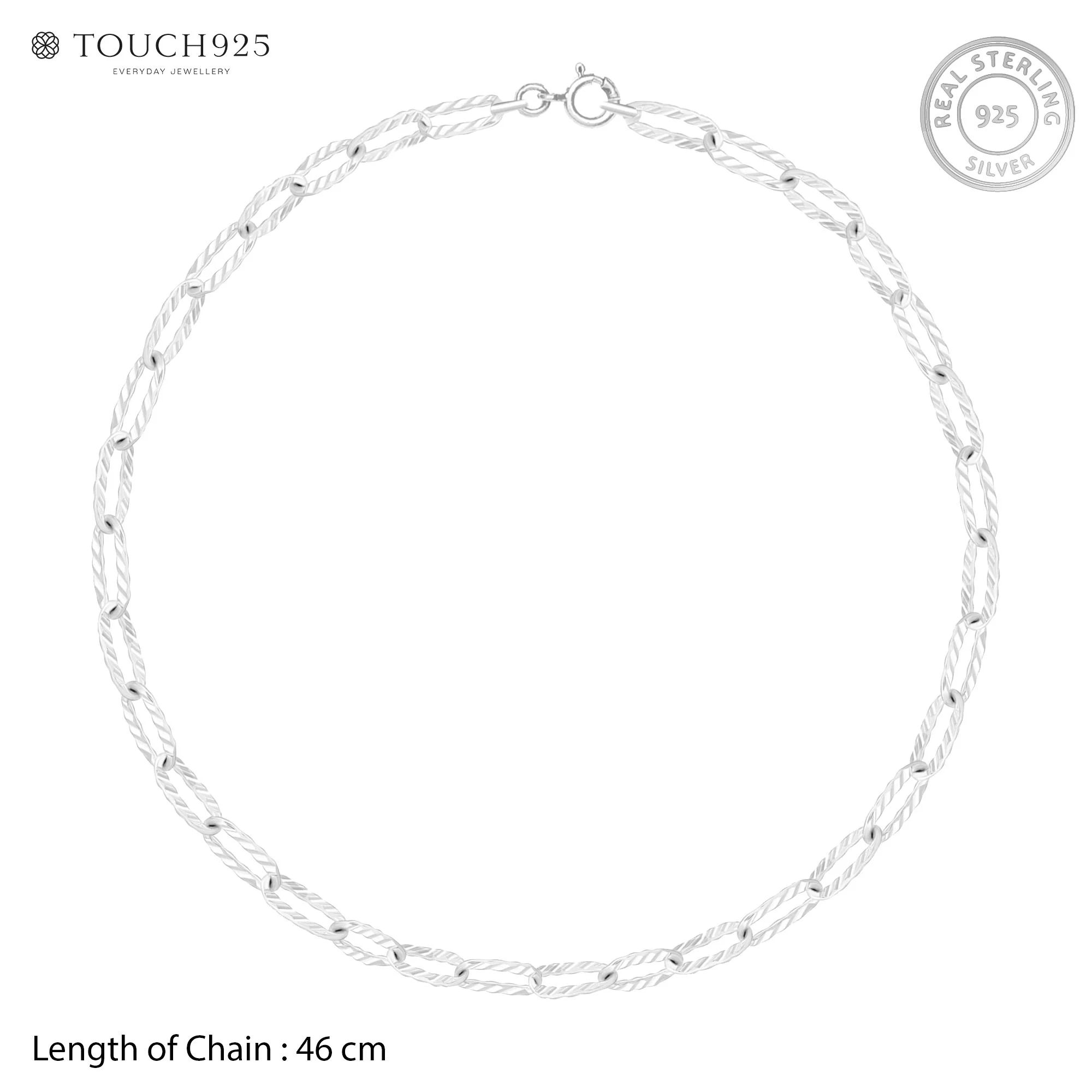 Oval Link Chain for Women - Image 5