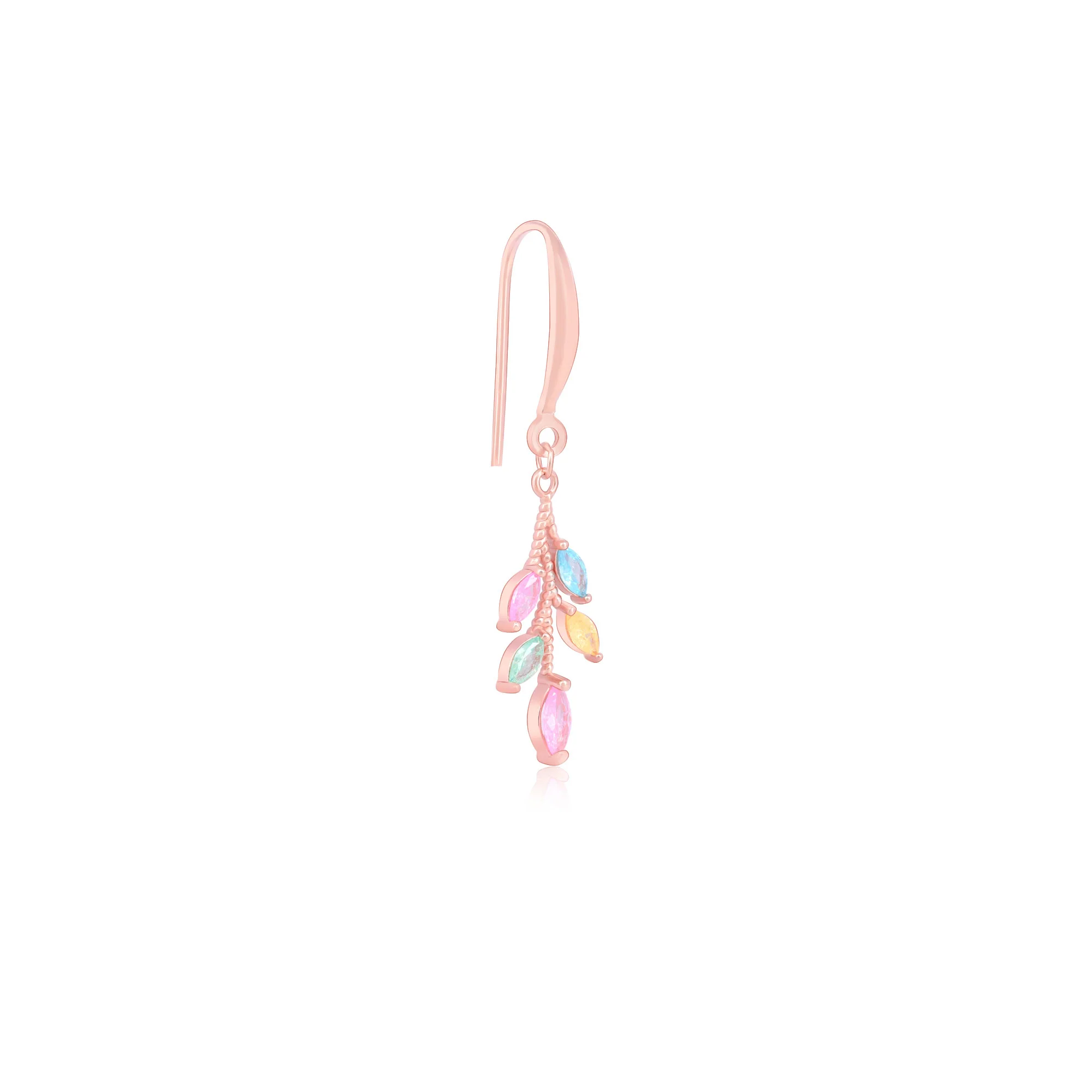 Pastel Bead Fish Hook Earrings - Image 4