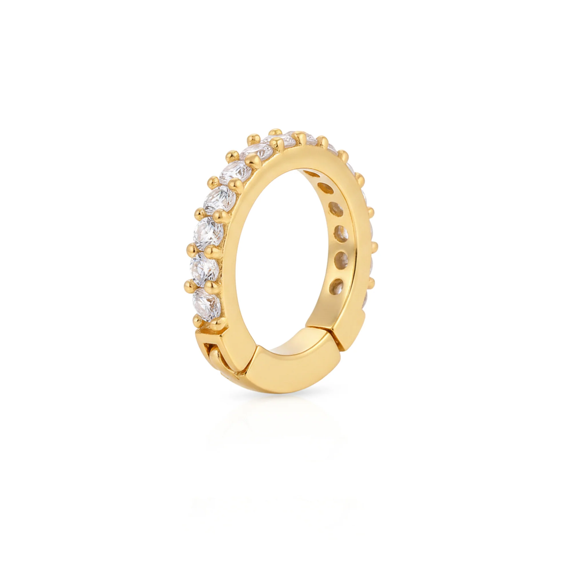 Pavé Huggie Nose Ring - Image 2