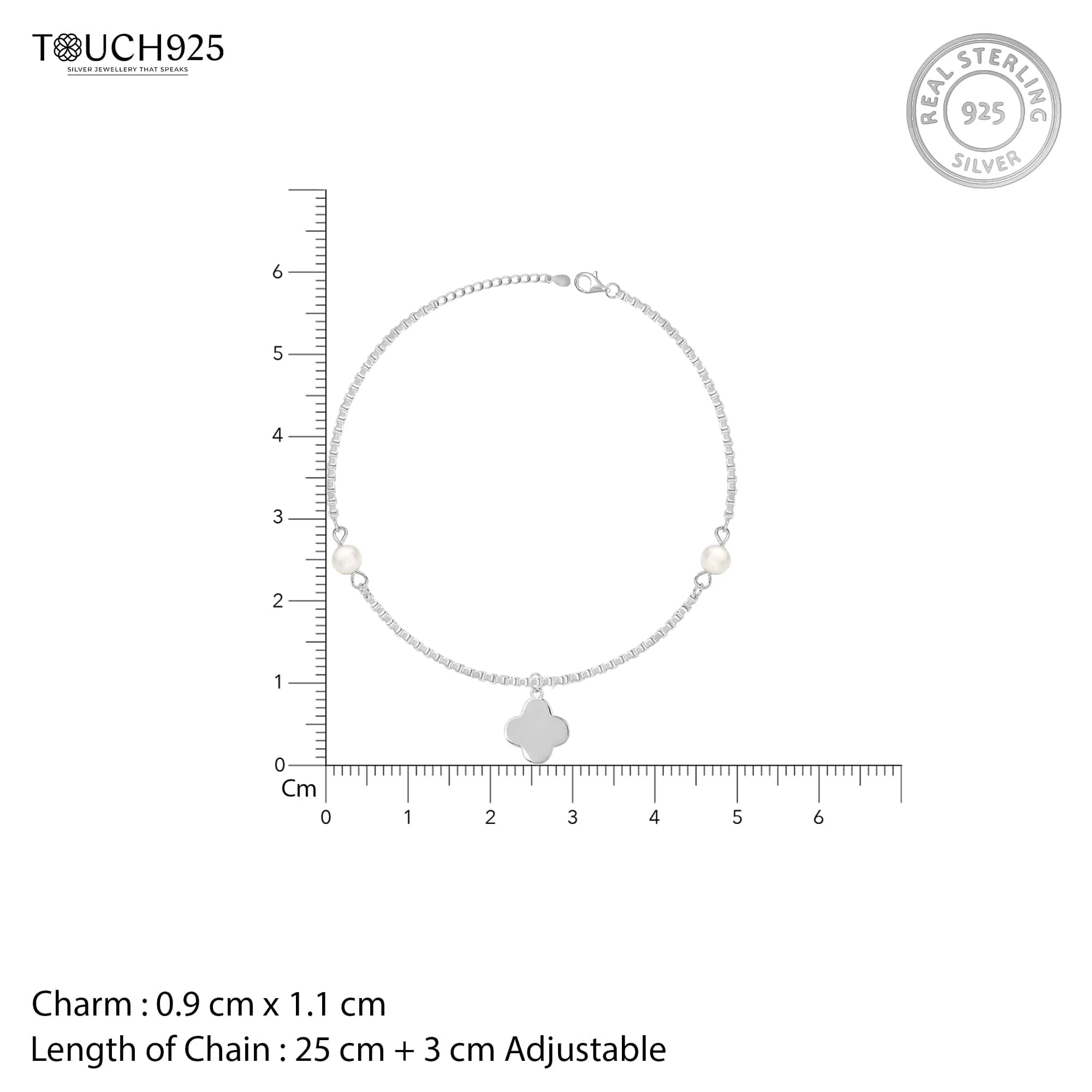 Pearl Charm Anklet - Image 6
