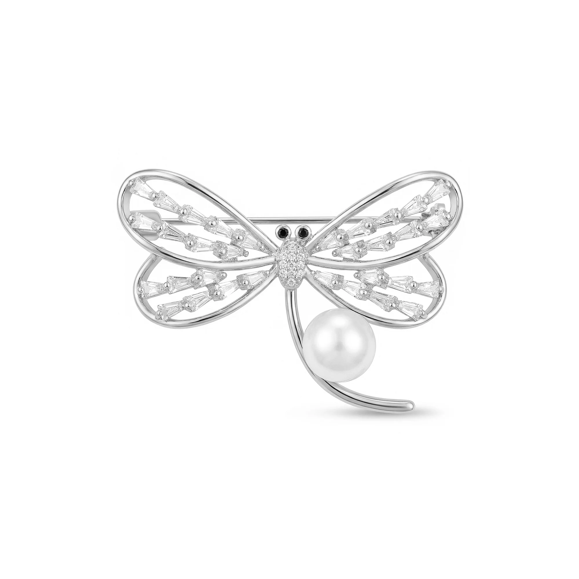 Pearl Dragonfly Brooch - Image 4
