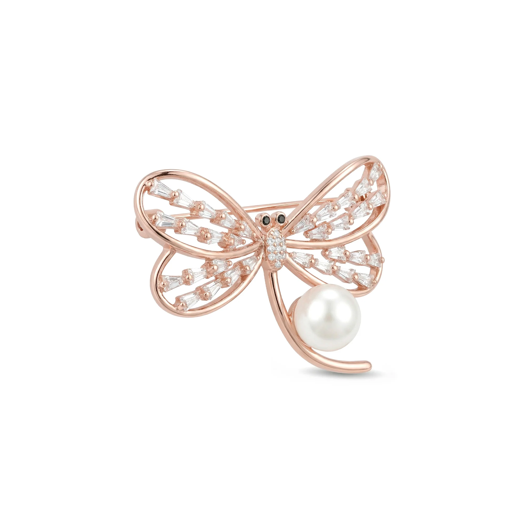 Pearl Dragonfly Brooch - Image 7