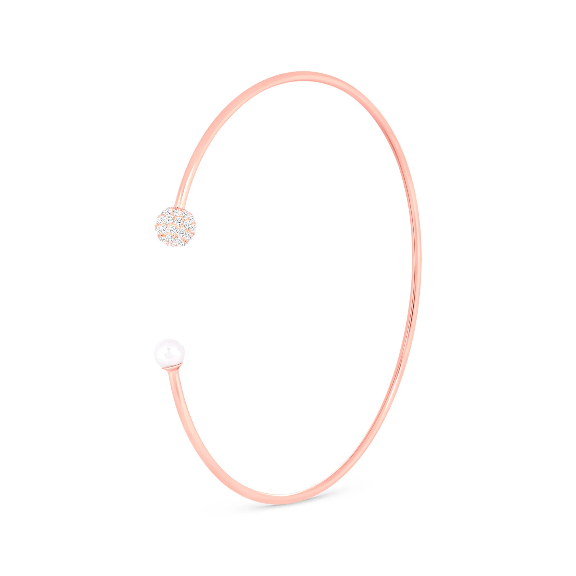 Pearl Orbit Silver Kada - Image 4