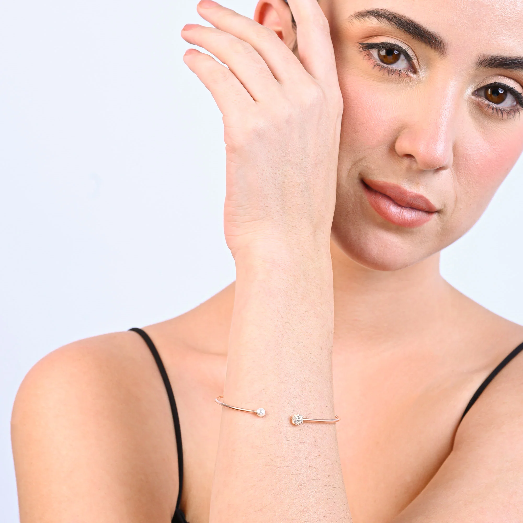 Pearl Orbit Silver Kada - Image 5