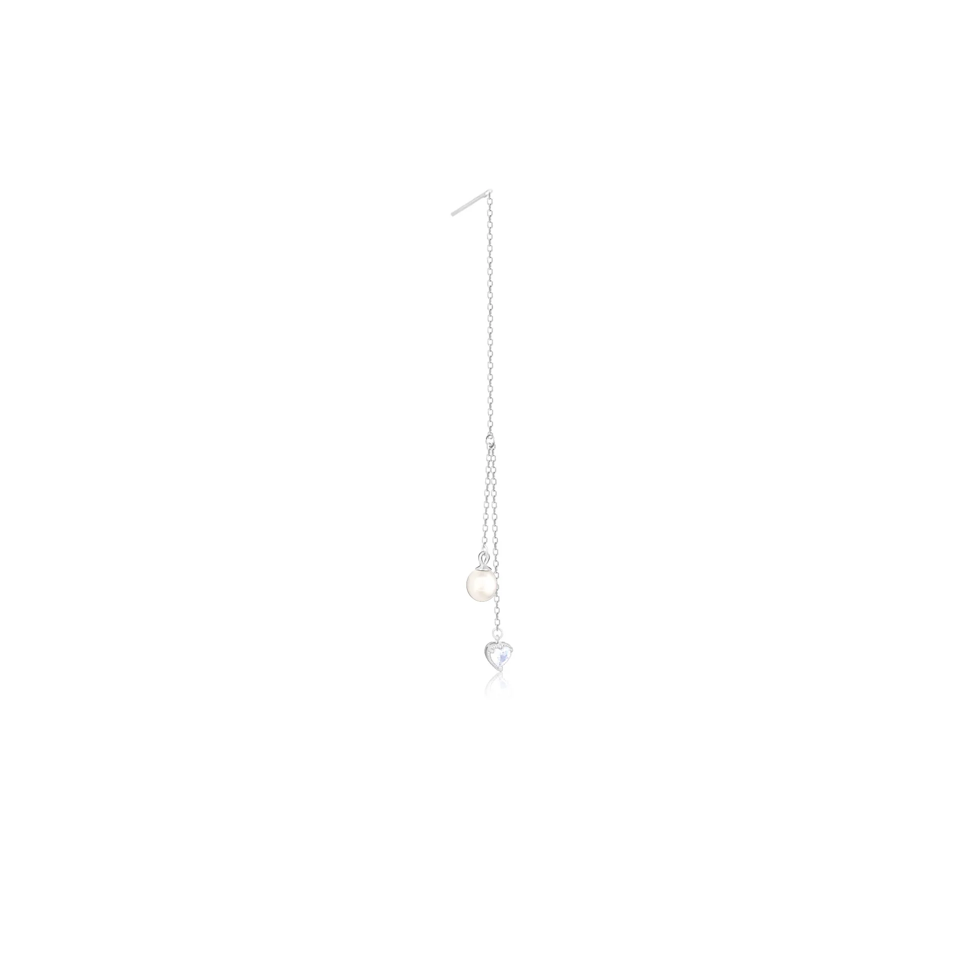 Pearl Threader Earrings - Image 5